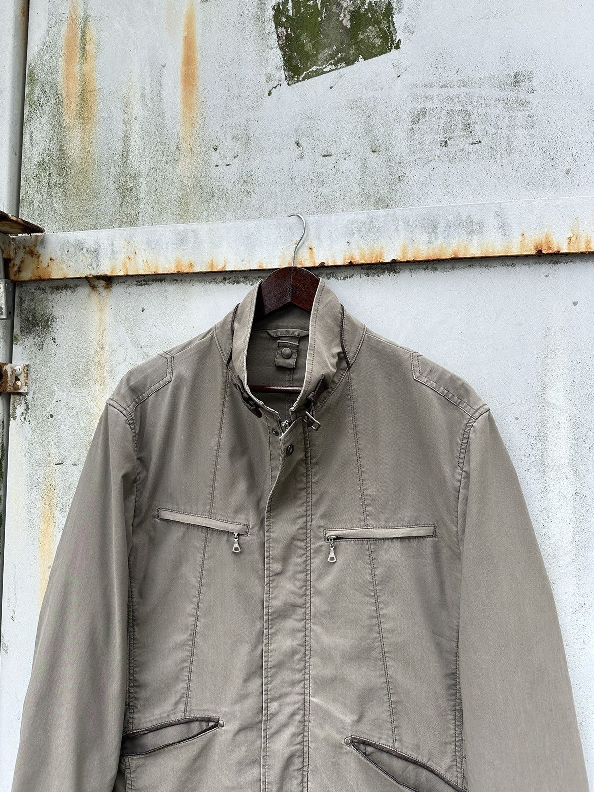 Vintage 👹Vintage Intermezzo Olive Green Chore Jacket Size US L / EU 52-54 / 3 - 6 Thumbnail