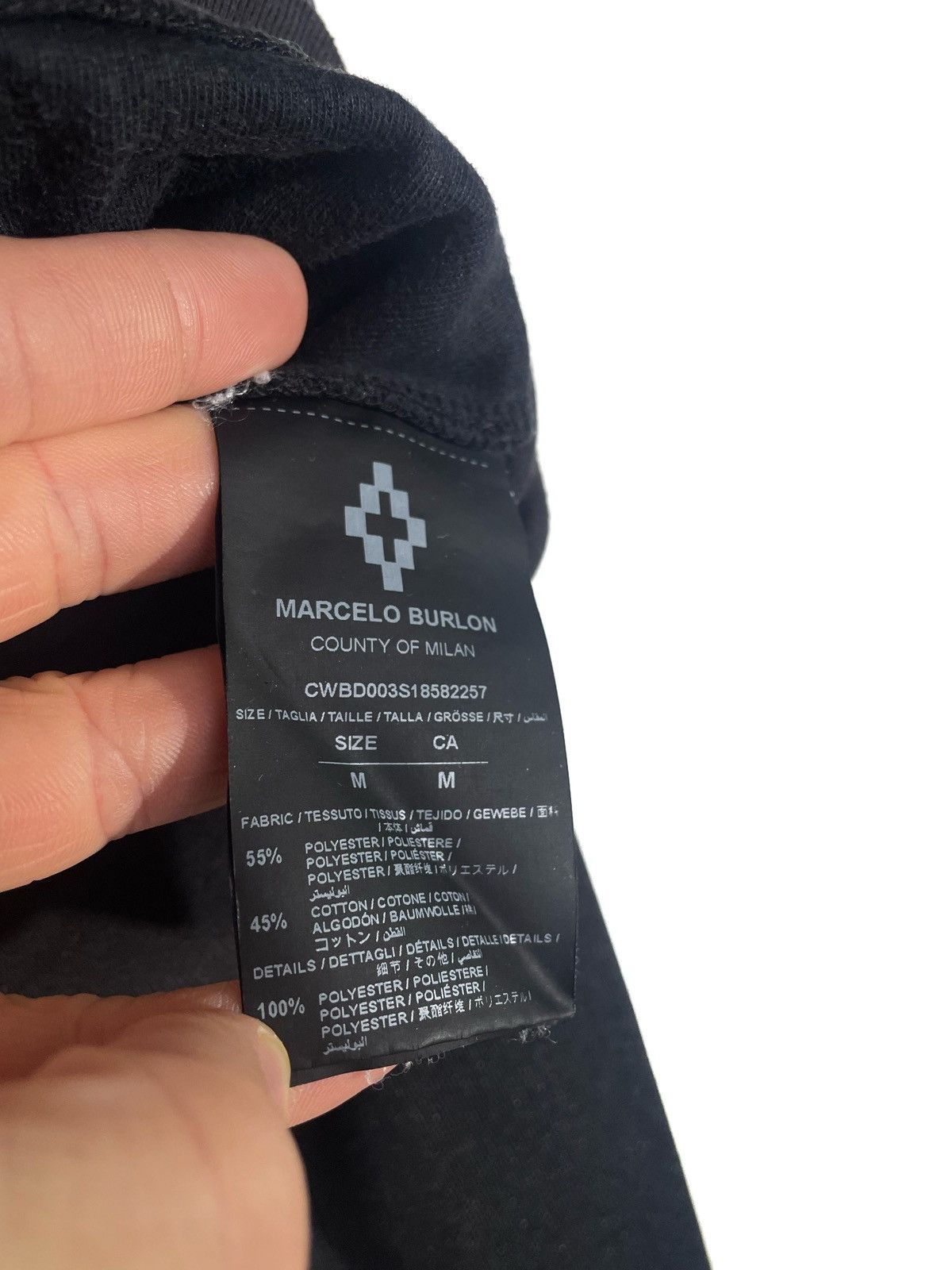 Designer Marcelo Burlon Women Sport Crop Top Zip Size M Made Portugal Size M / US 6-8 / IT 42-44 - 9 Thumbnail