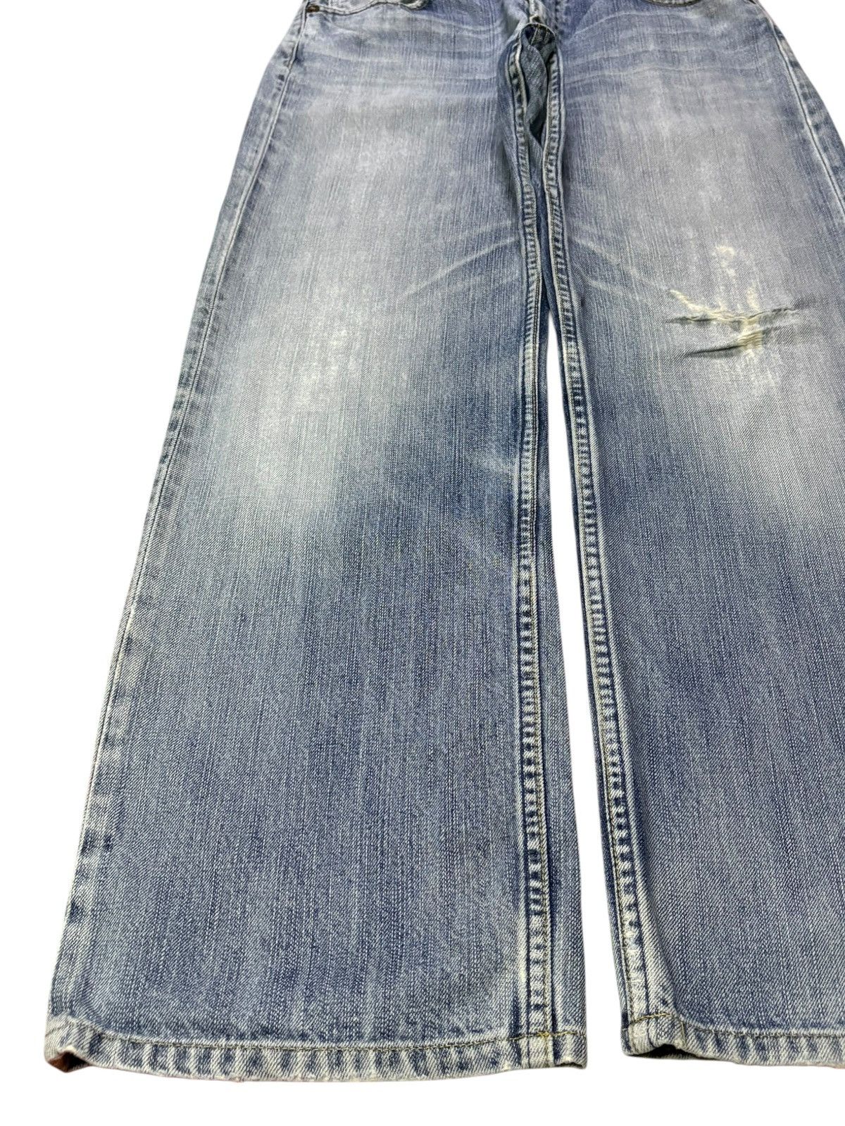 LVC × Levi's × Levi's Vintage Clothing Vintage 90s Levis 503 Faded Distressed Ripped Baggy Jeans Size US 31 - 6 Thumbnail