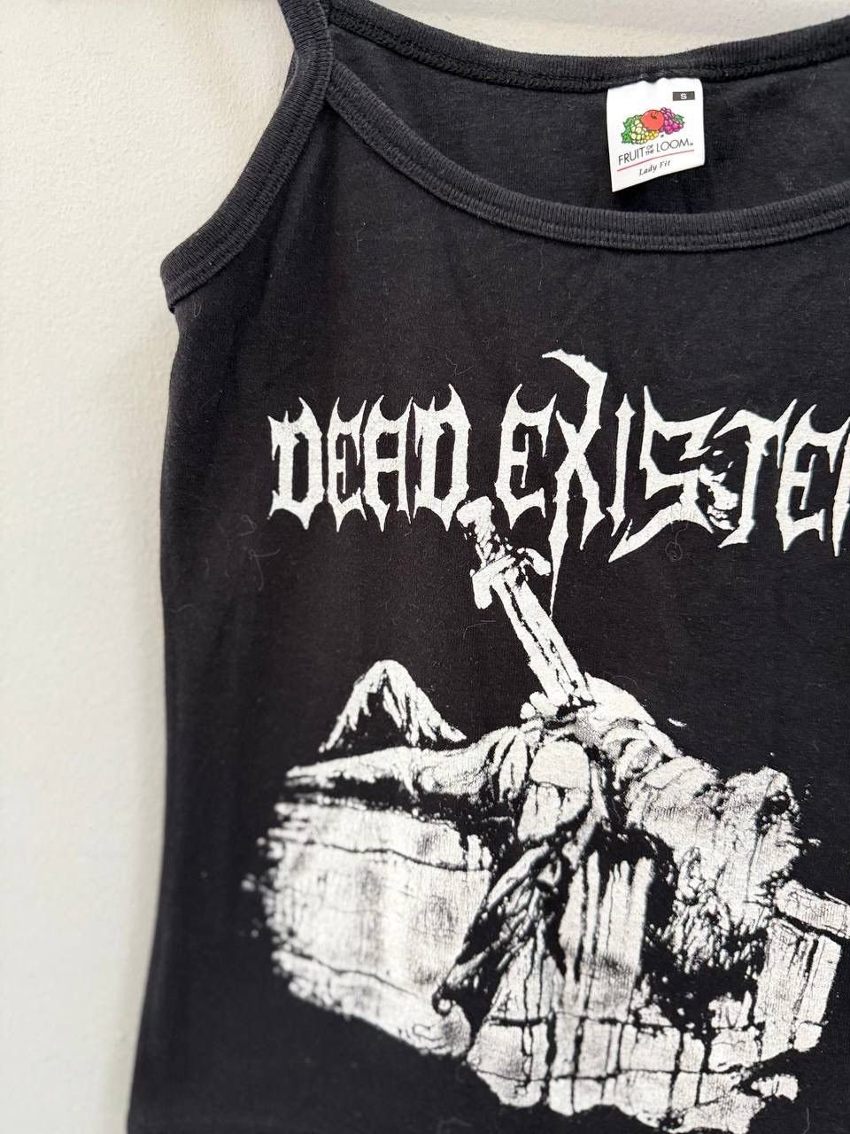 Vintage VINTAGE TANK-TOP GIRL ROCK SKULL Y2K 90s Size S / US 4 / IT 40 - 3 Thumbnail