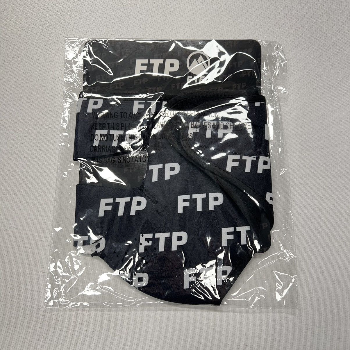 Fuck The Population NEW FTP Mask Neoprene Logo All Over Black Ski Face F-Tec Size ONE SIZE - 4 Thumbnail