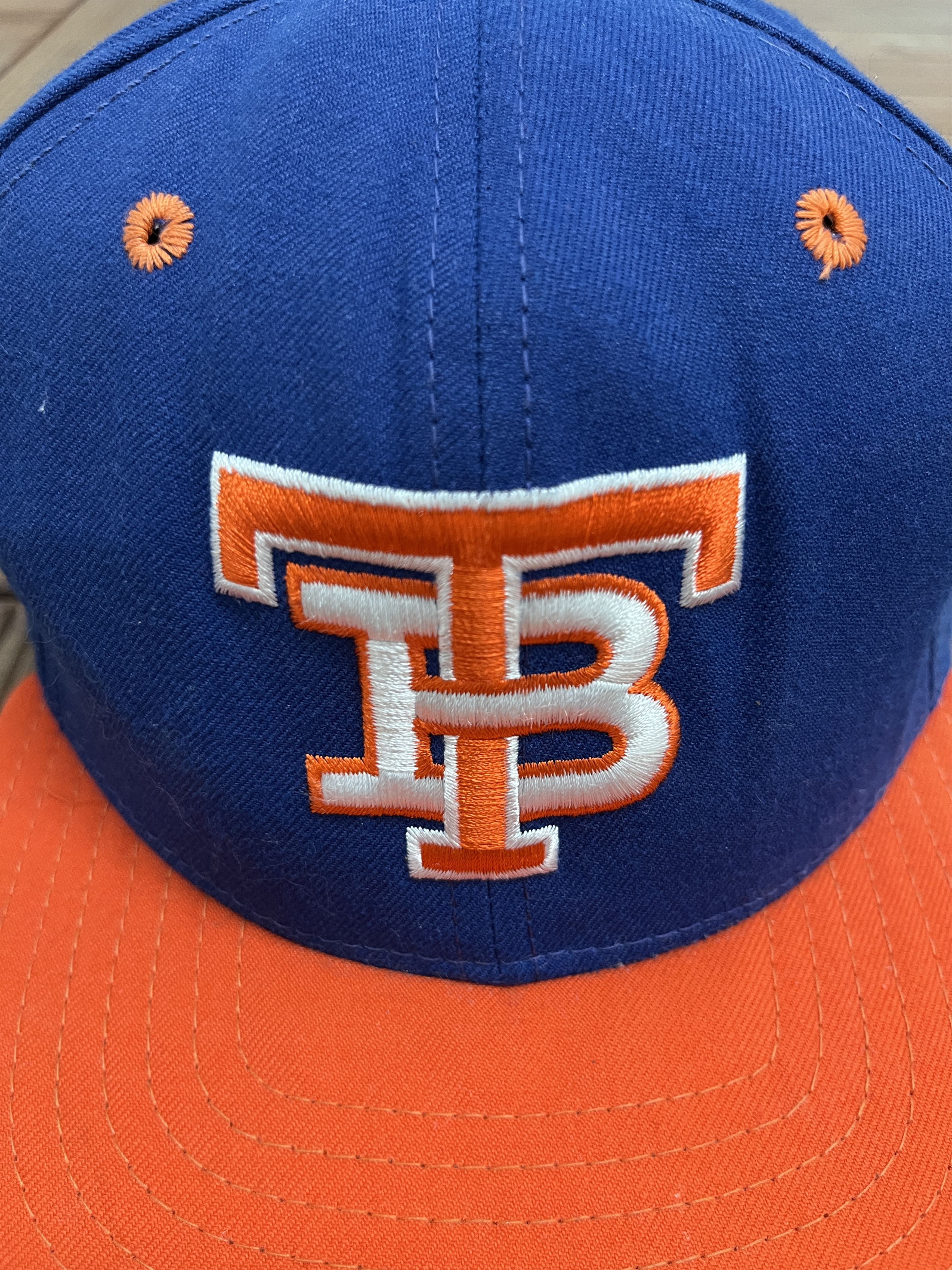 New Era × Vintage Tampa Bay Rays Durham Bulls Vintage Blue Snap Back Hat Size ONE SIZE - 3 Thumbnail