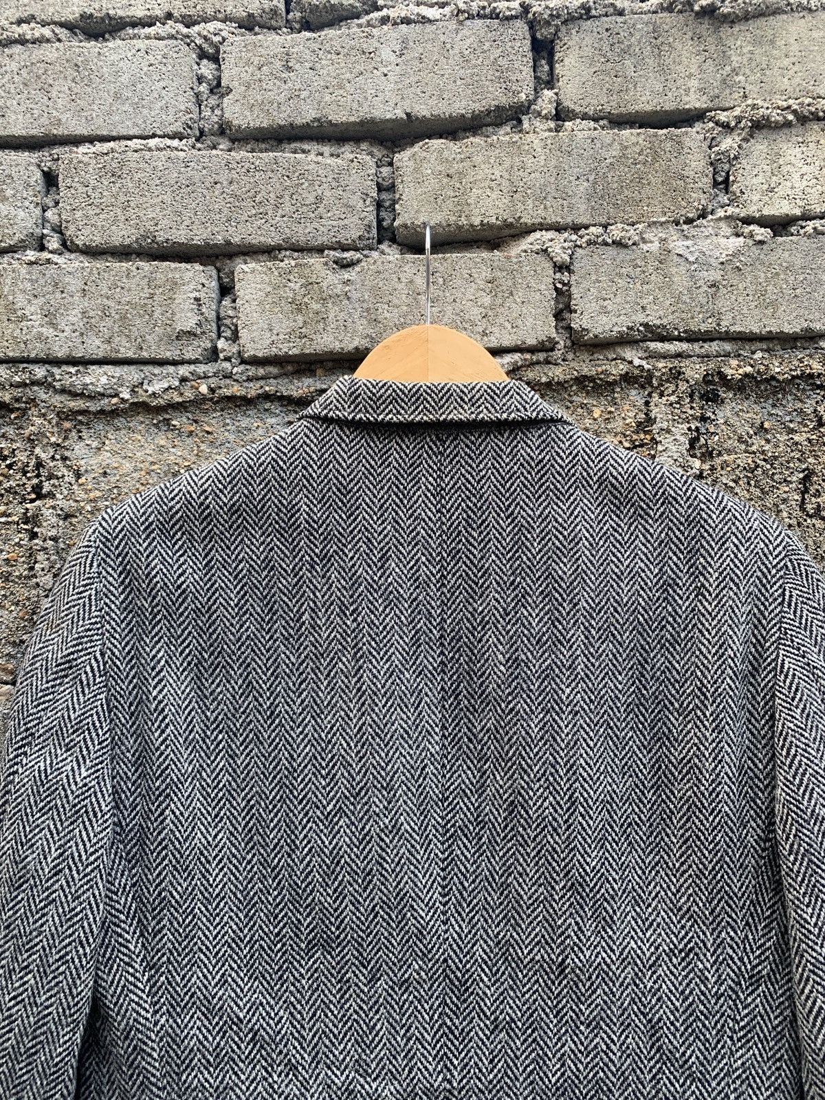 Harris Tweed × Japanese Brand × Vintage Vintage Harris Tweed 100% Wool Blazer Jacket Size M / US 6-8 / IT 42-44 - 10 Thumbnail