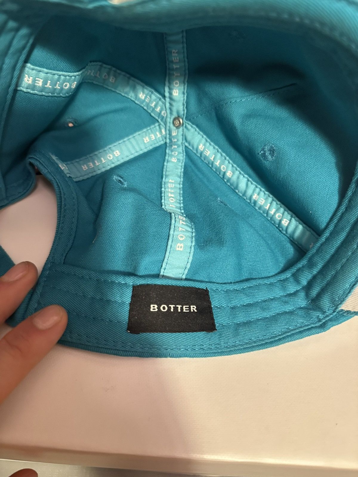 BOTTER SS/22 Fold Label Embroidered Hat/Cap Size ONE SIZE - 7 Thumbnail