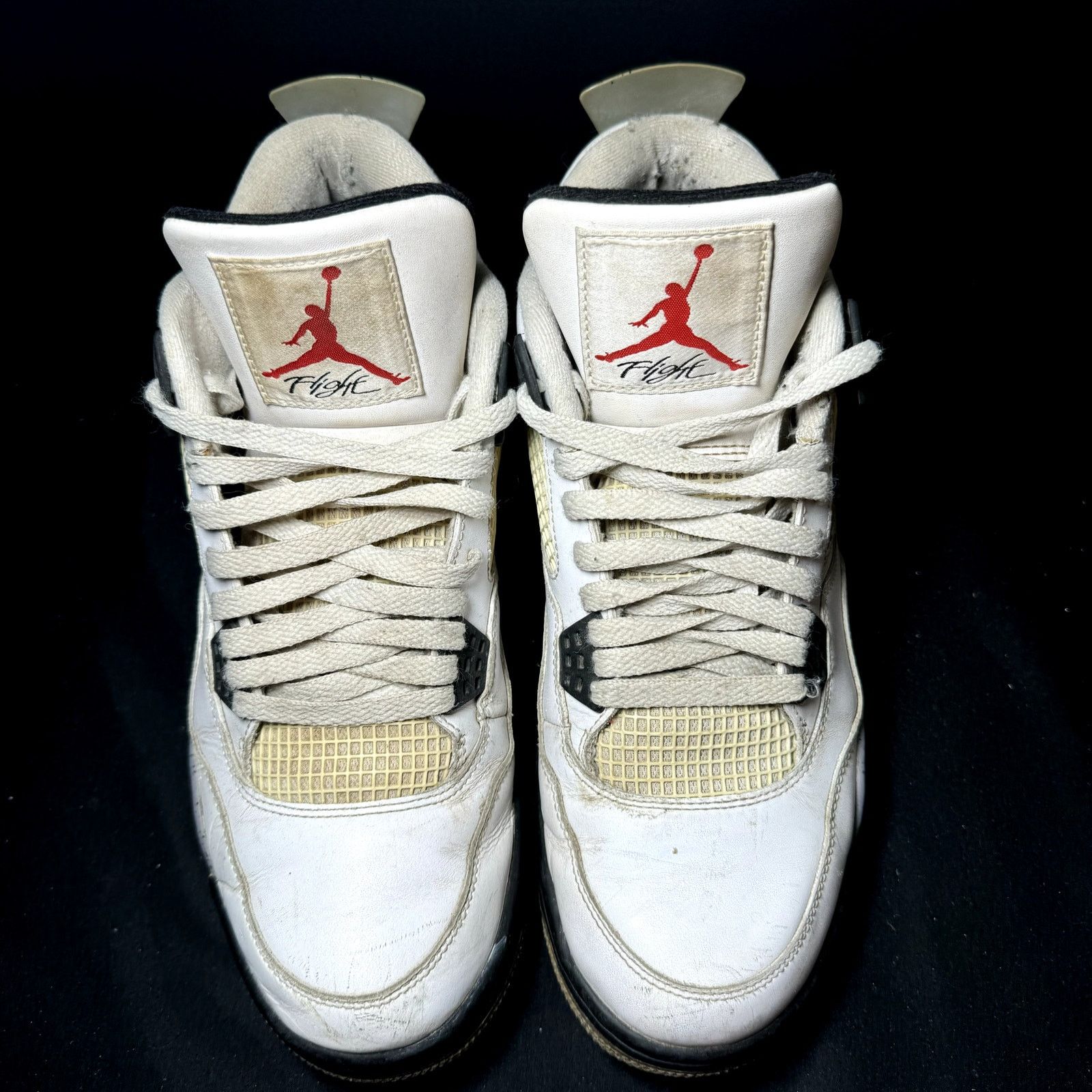Jordan Brand × Nike Air Jordan 4 Retro White Cement 2012 Men's Shoes - Size 10 Size US 10 / EU 43 - 4 Thumbnail