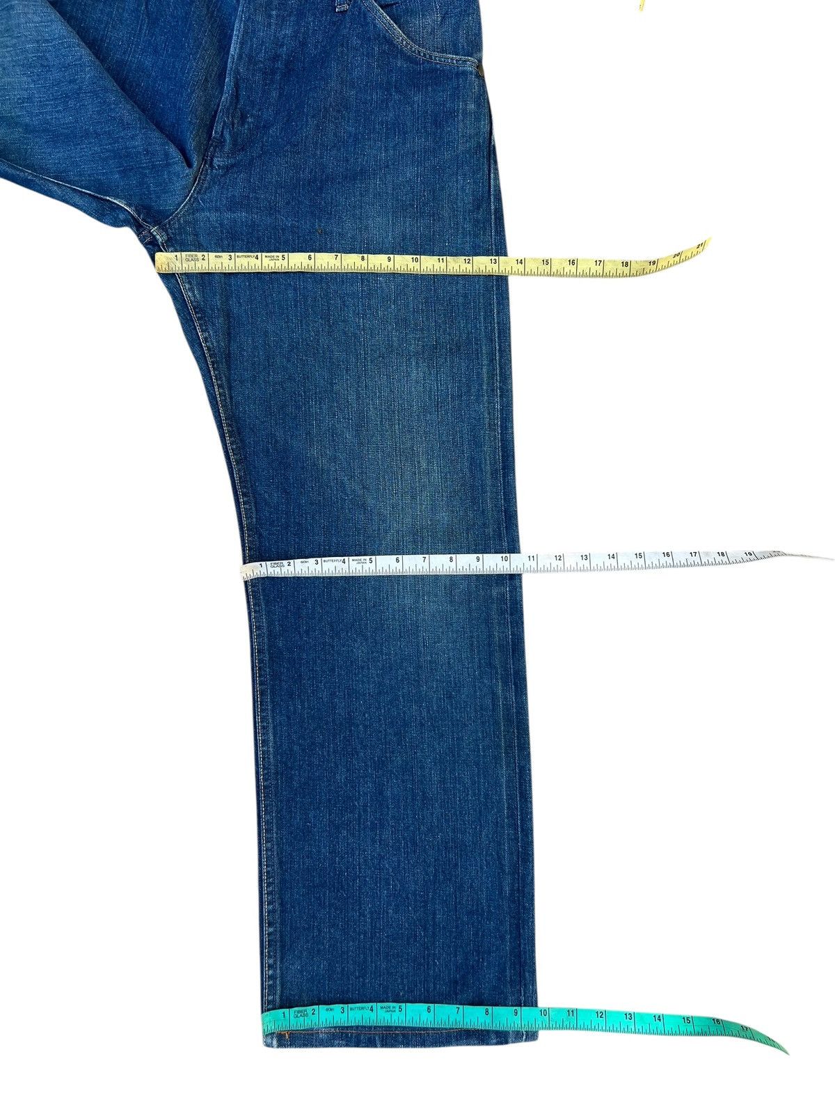 Wrangler Vintage 90s Wrangler Blue Bell Mud Denim Selvedge Jeans Size US 35 - 5 Thumbnail