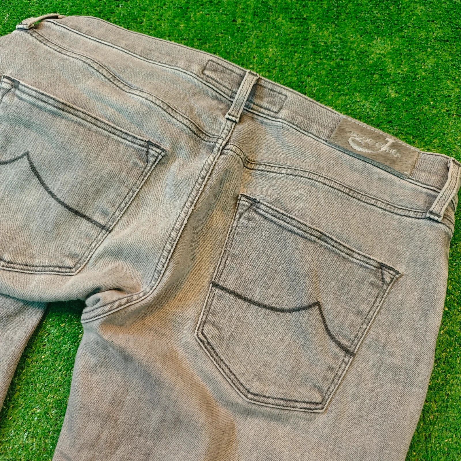Jacob Cohen Jacob Cohen Jeans Womens 28 Gray straight regular handmade Size 28" / US 6 / IT 42 - 5 Thumbnail