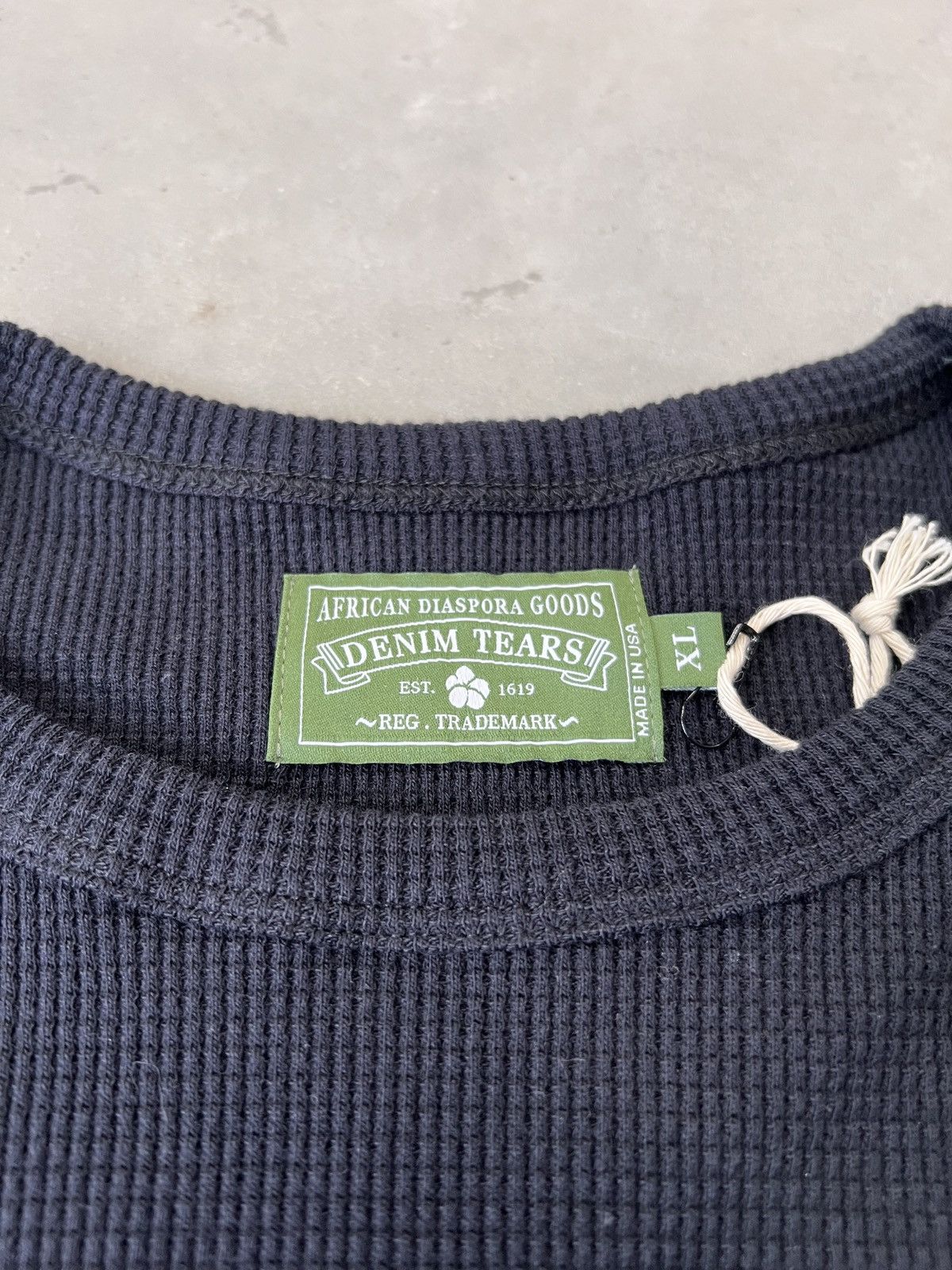 DENIM TEARS Denim Tears Chicken Bone Thermal Black XL New Size US XL / EU 56 / 4 - 3 Thumbnail