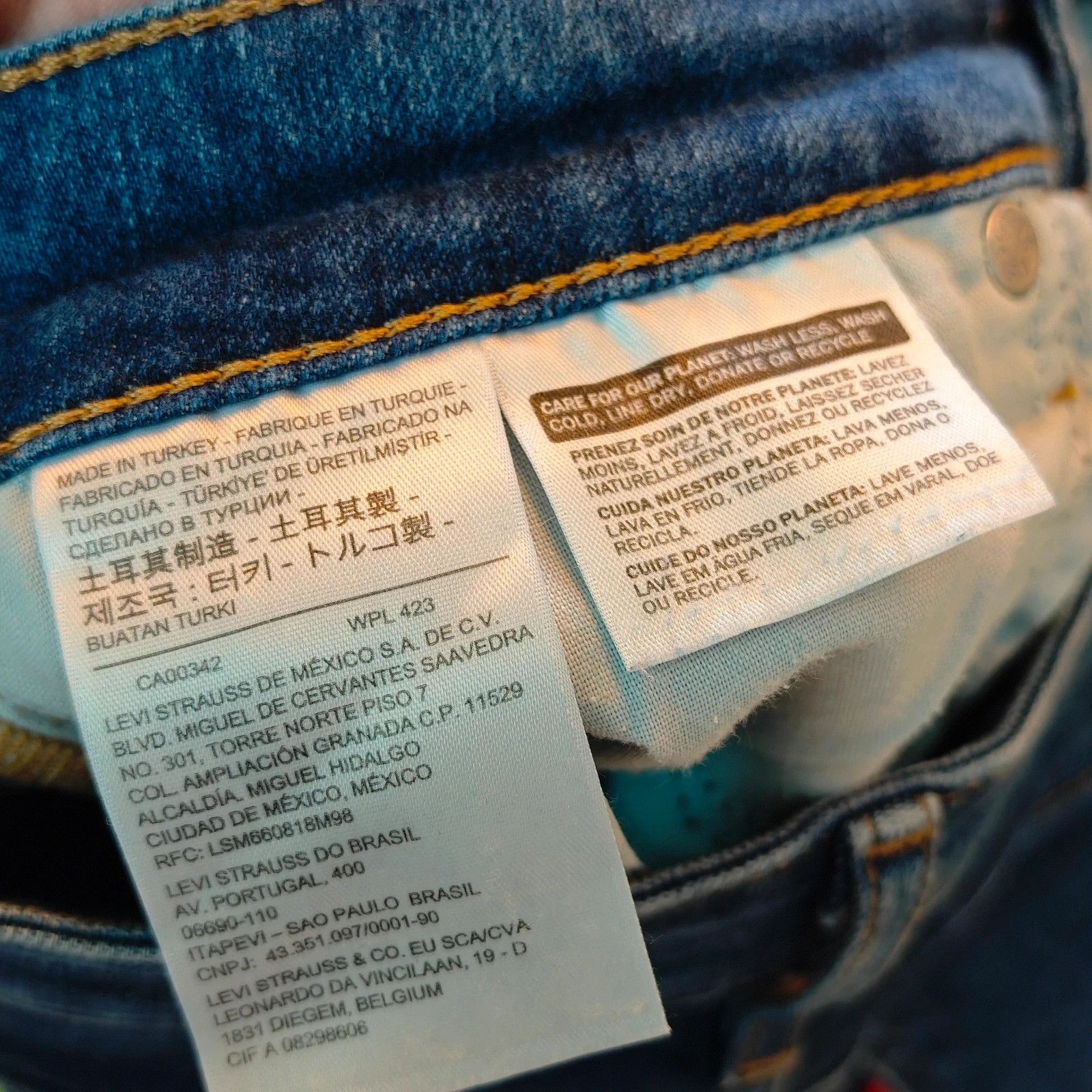 Levi's Levi's 721 Jeans Womens 28 blue high rise skinny denim Size 28" / US 6 / IT 42 - 8 Thumbnail
