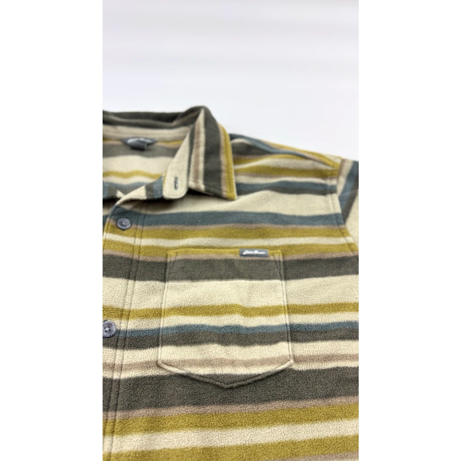 Eddie Bauer Eddie Bauer Shirt Men 2XL Multi Striped Fleece Button Up Collared Size US XXL / EU 58 / 5 - 5 Thumbnail