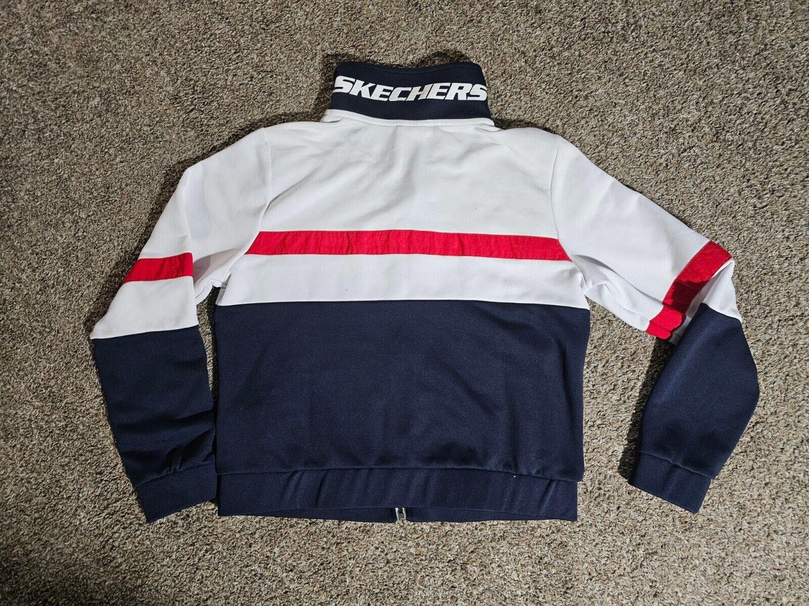SKECHERS Skechers preppy track jacket Unisex Kids Medium Size ONE SIZE - 7 Thumbnail