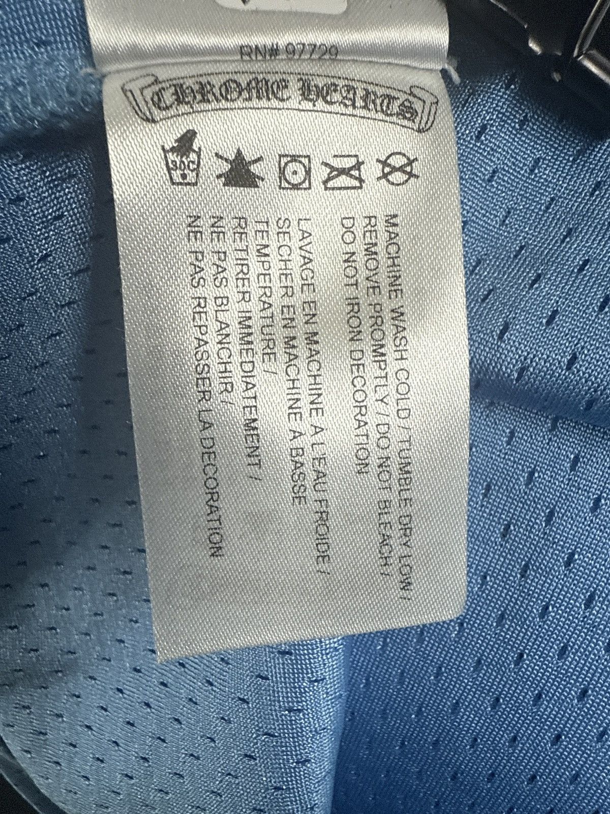 Chrome Hearts CHROME HEARTS MESH JERSEY SHORT SLEEVE BLUE Size US L / EU 52-54 / 3 - 9 Thumbnail