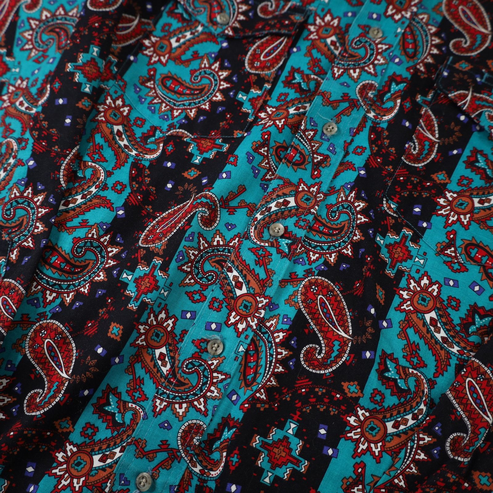 Vintage × Wrangler Vintage Wrangler Aztec Paisley Southwestern Button Up Shirt Size US M / EU 48-50 / 2 - 4 Thumbnail