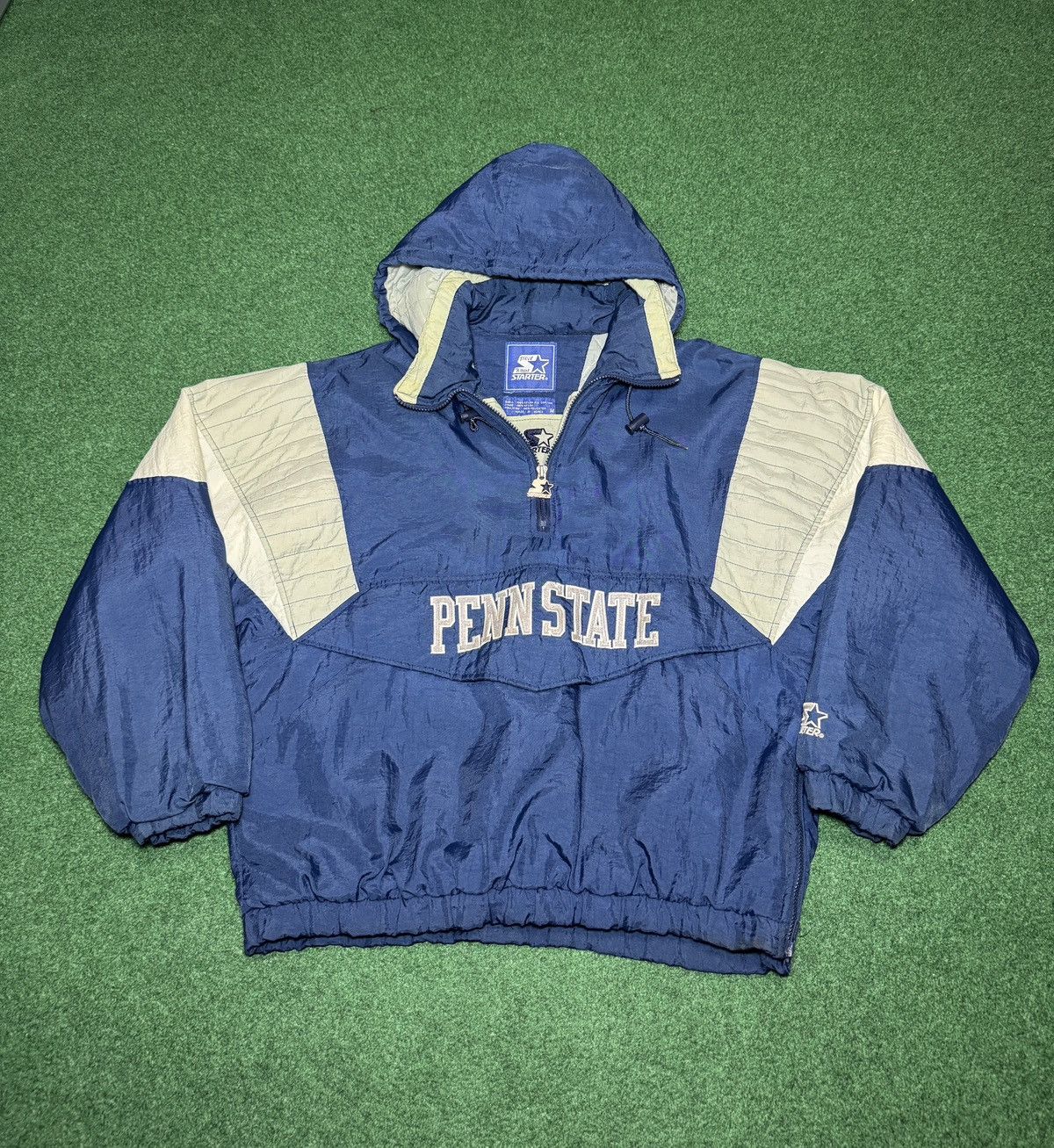 Starter 90s Starter Penn State Nittany Lions Pullover 1/2 Zip Jacket Size US M / EU 48-50 / 2 - 1 Thumbnail