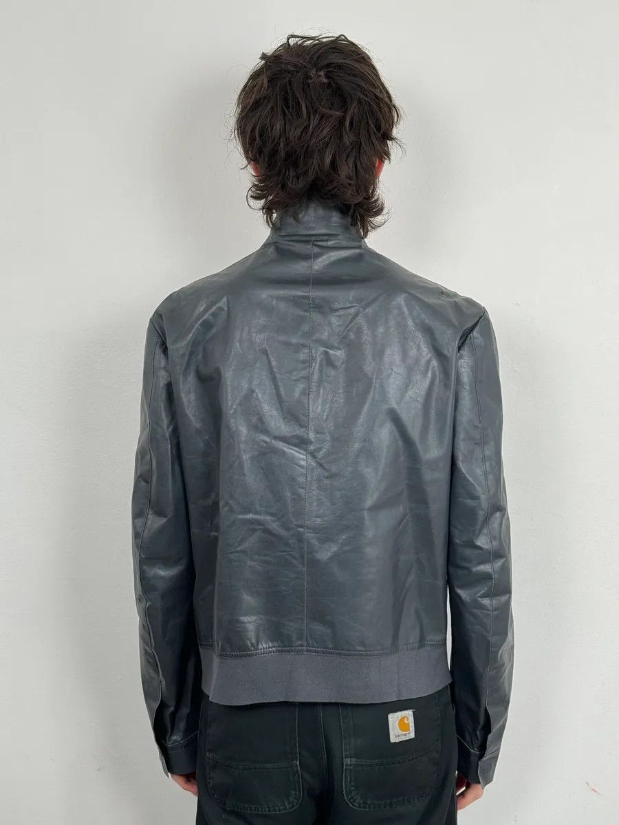 Emporio Armani FW2013 Emporio Armani Pure Grey Leather Jacket Size US M / EU 48-50 / 2 - 3 Thumbnail