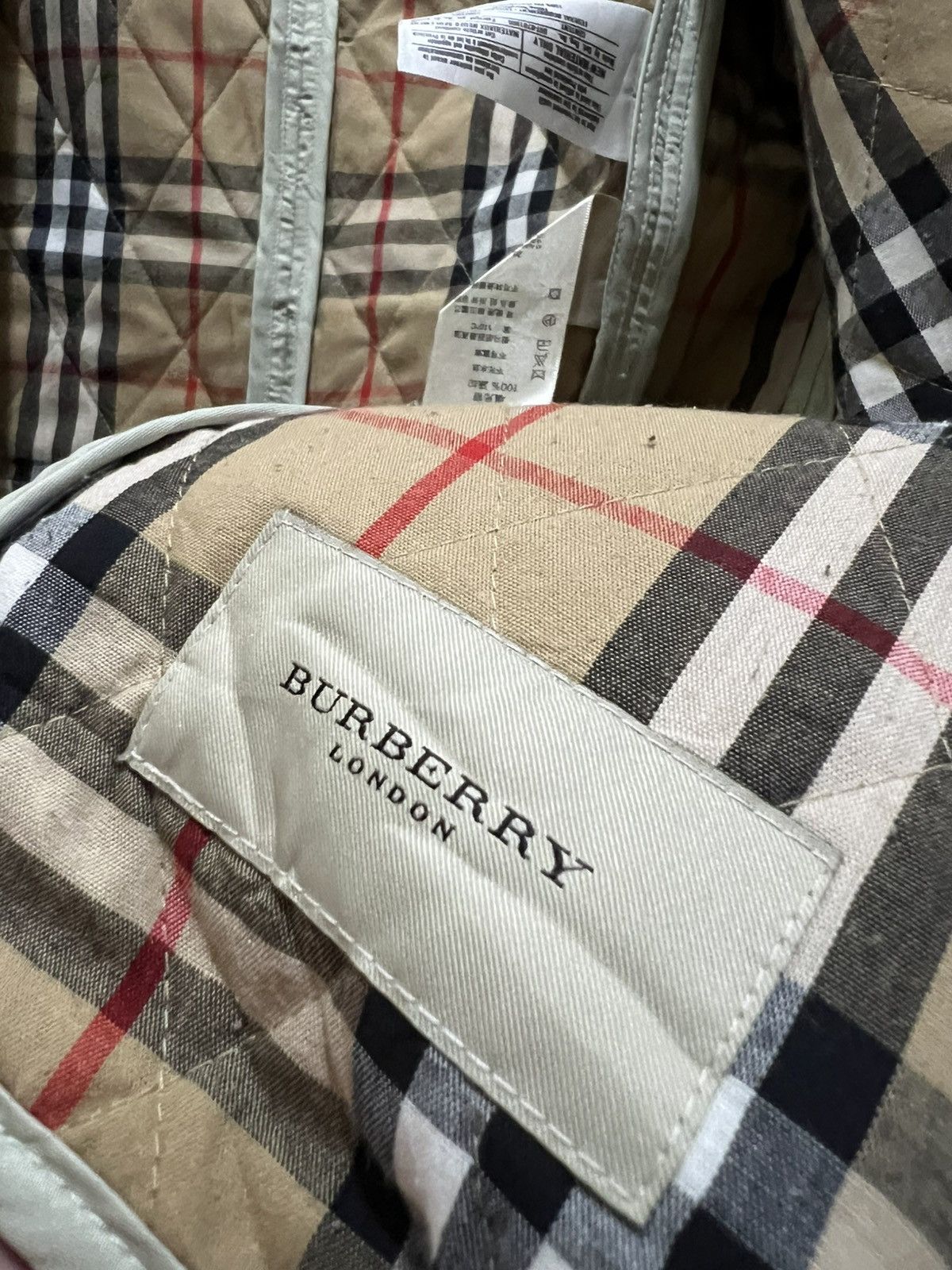 Burberry Burberry Quilted Jacket Coat Blazer Nova Check Lined Sage M Size M / US 6-8 / IT 42-44 - 11 Thumbnail