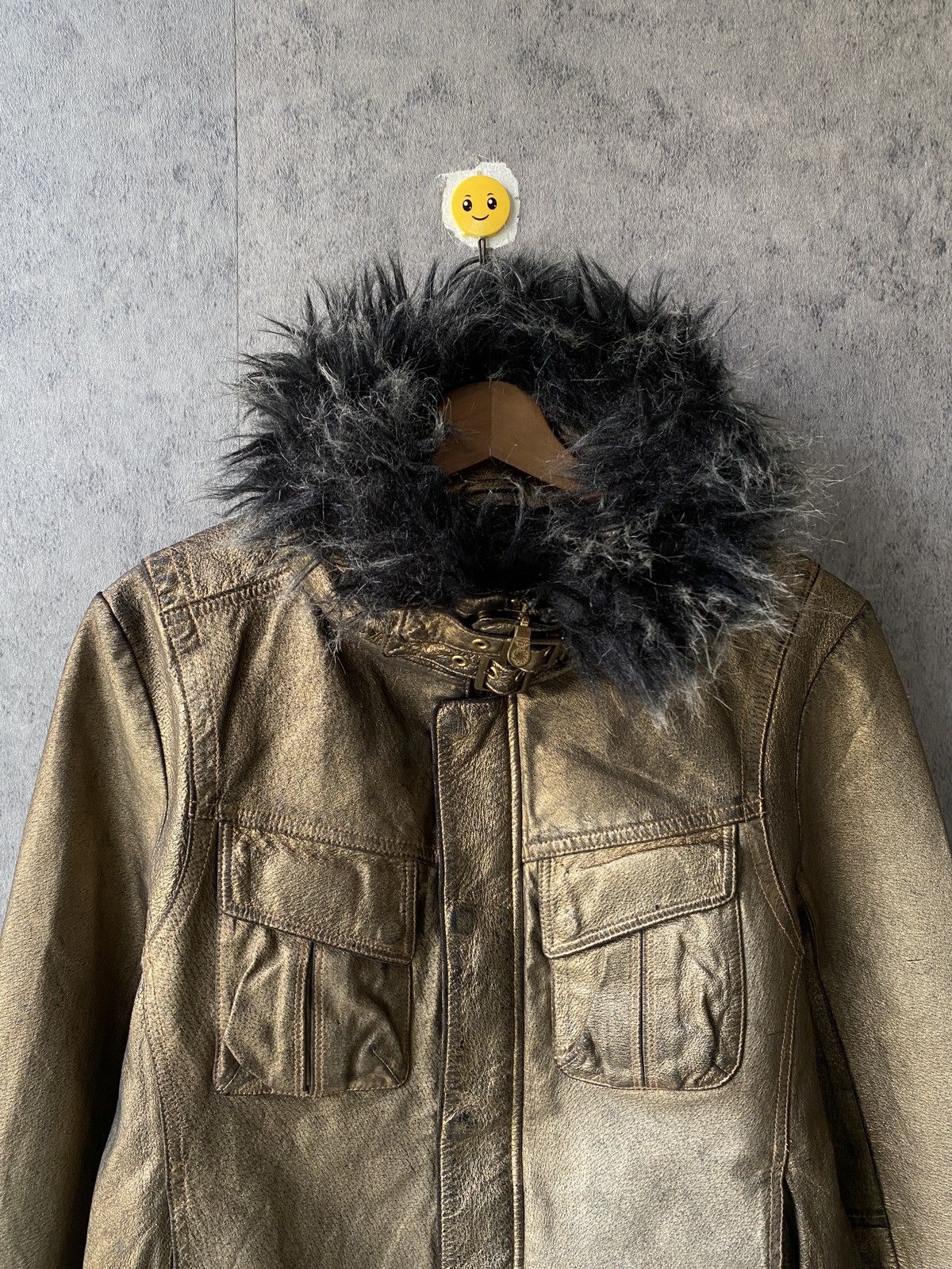 Tornado Mart 2000s Tornado Mart Faux Fur Leather Jacket Size US M / EU 48-50 / 2 - 7 Thumbnail