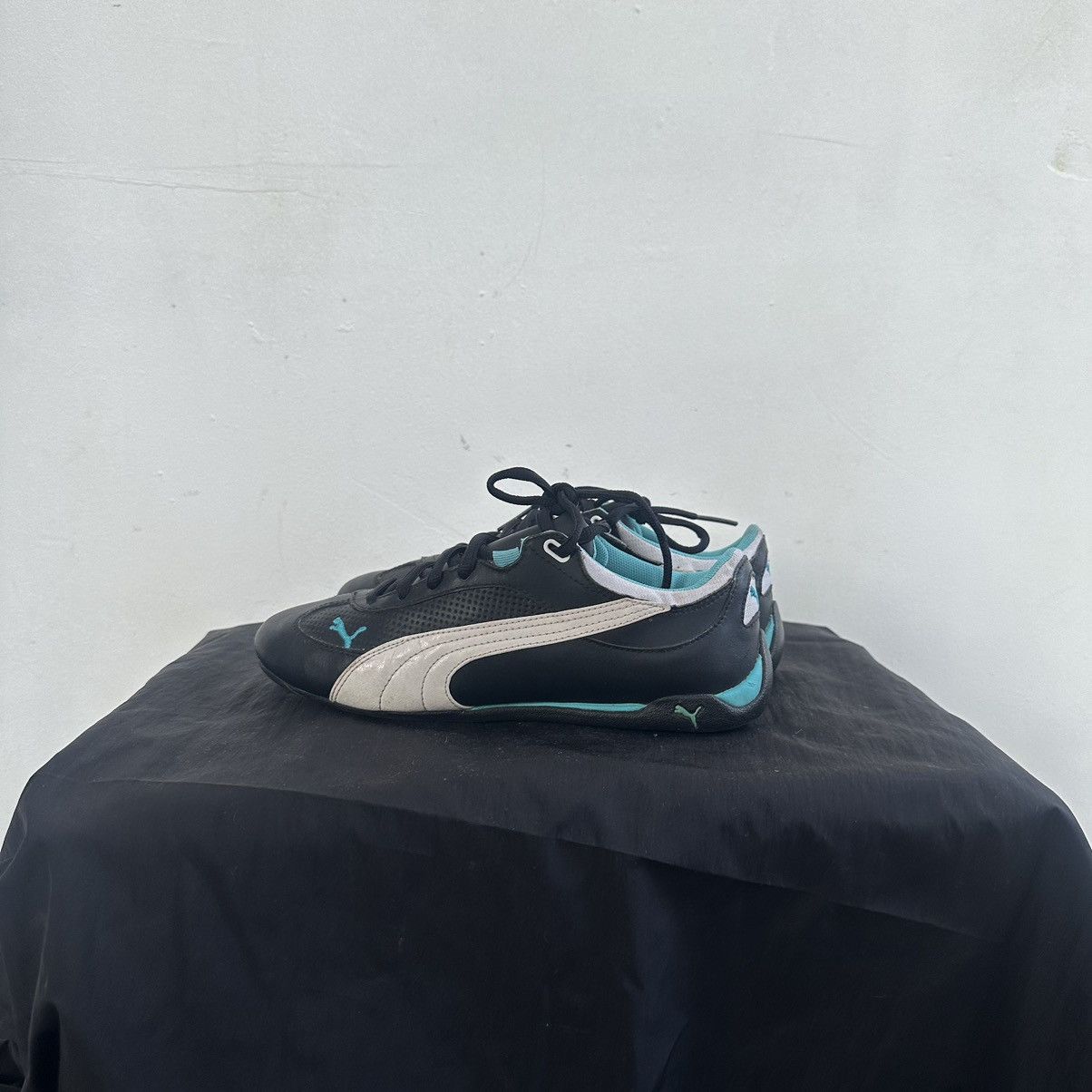 Puma Puma Speedcat Shield Black Purple Leather Sneaker Vintage Size US 6.5 / IT 36.5 - 5 Thumbnail