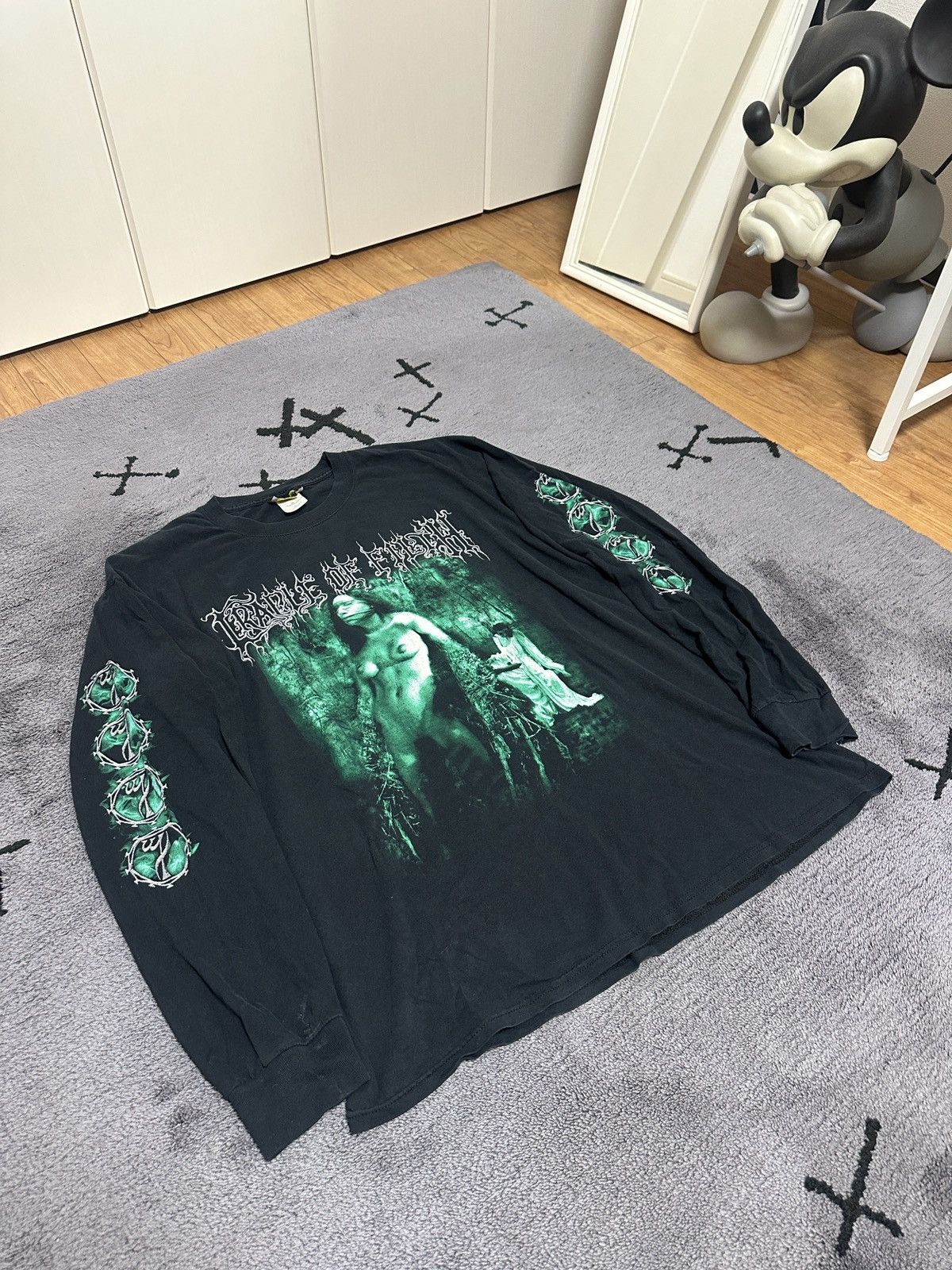 Vintage Cradle of Filth - Dani Filth Long sleeve Size US XL / EU 56 / 4 - 2 Thumbnail