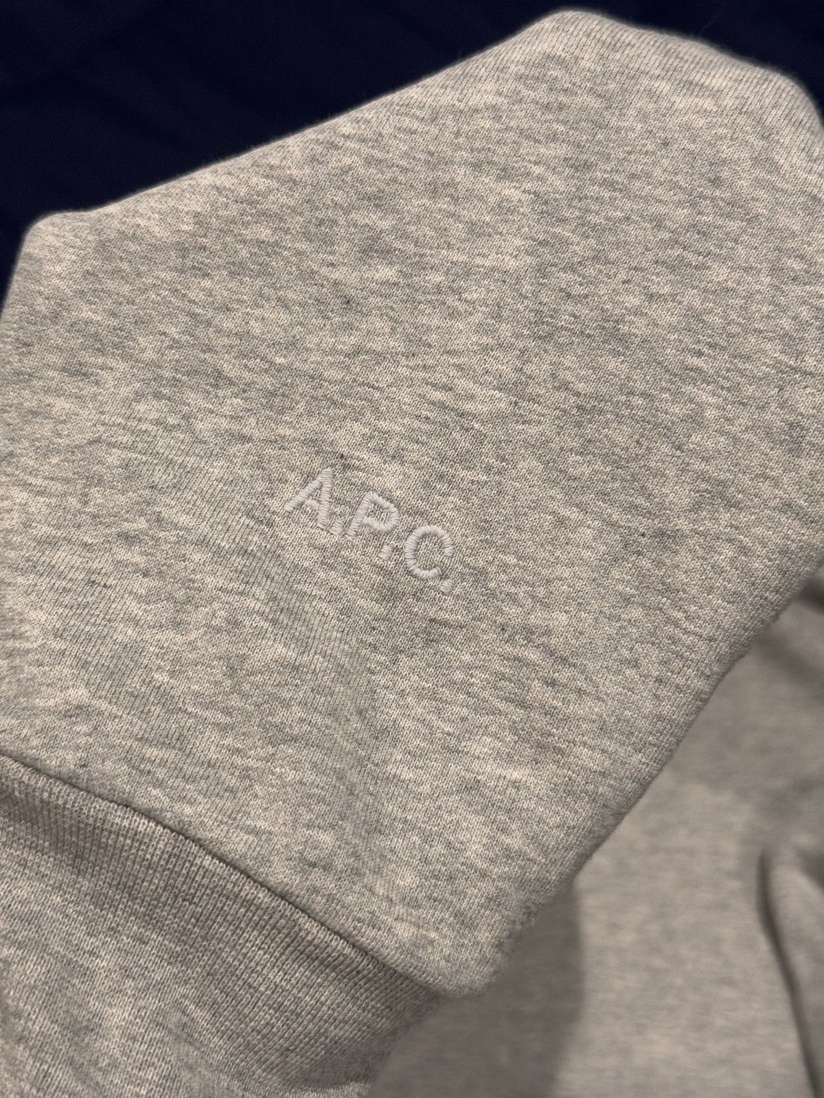 A.P.C. × JJJJound APC x JJJJound Grey Justin French Terry Sweater size L Size US L / EU 52-54 / 3 - 7 Thumbnail