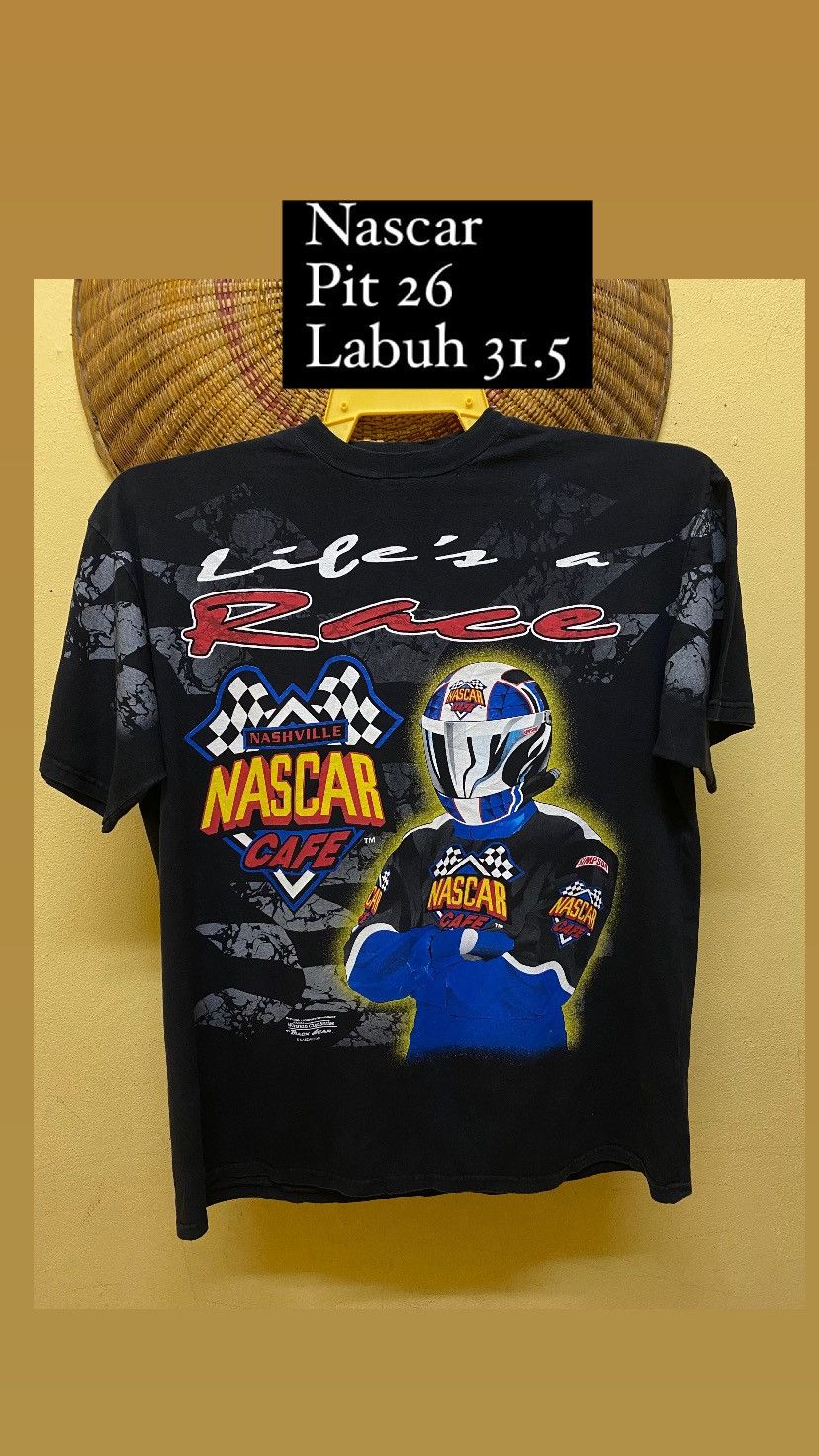 VINTAGE NASCAR OVERPRINTED