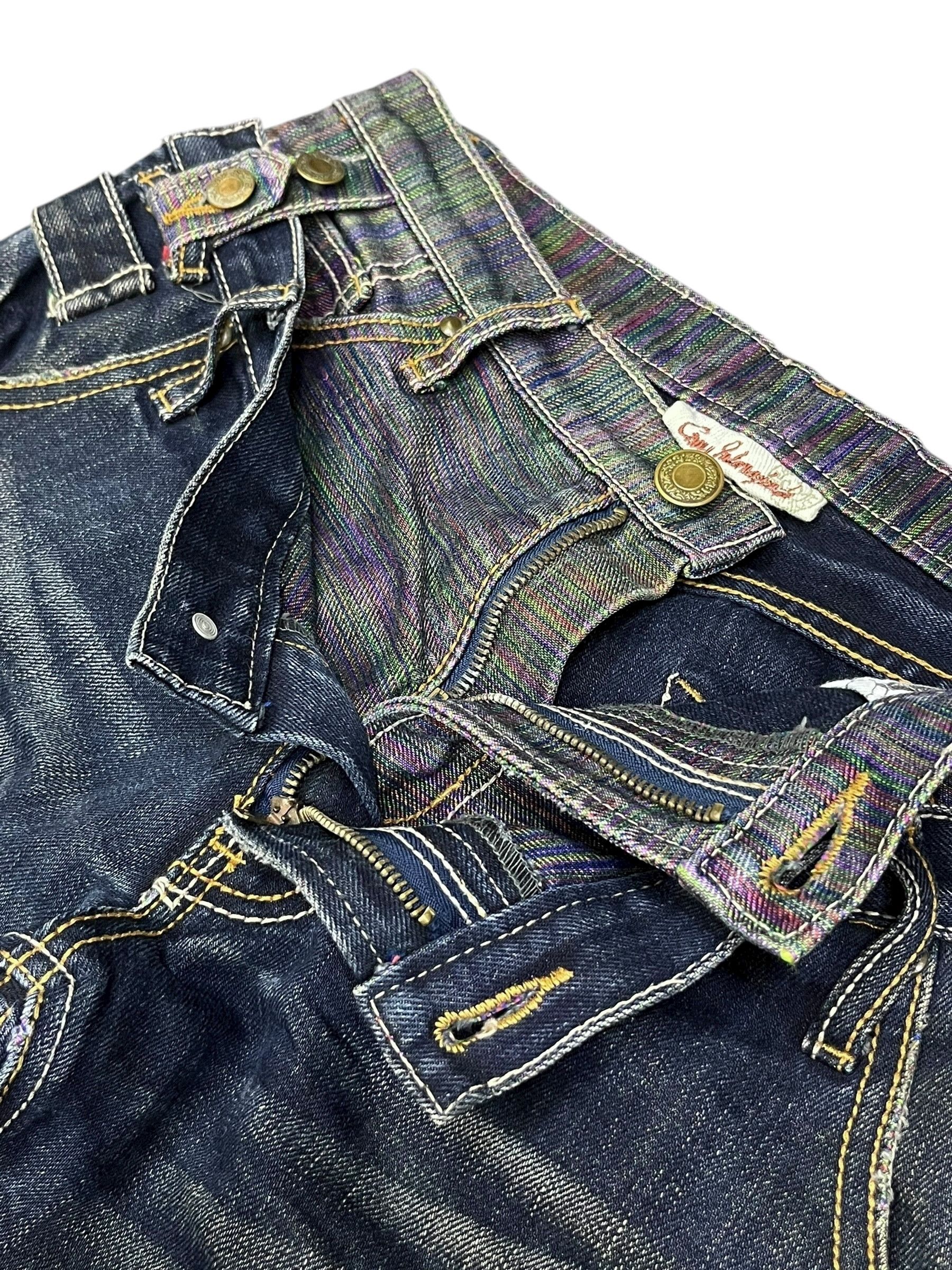 Seditionaries Gumu Int'l Grunge Hybrid Double Waist Jeans W31 Rare Size US 31 - 11 Thumbnail