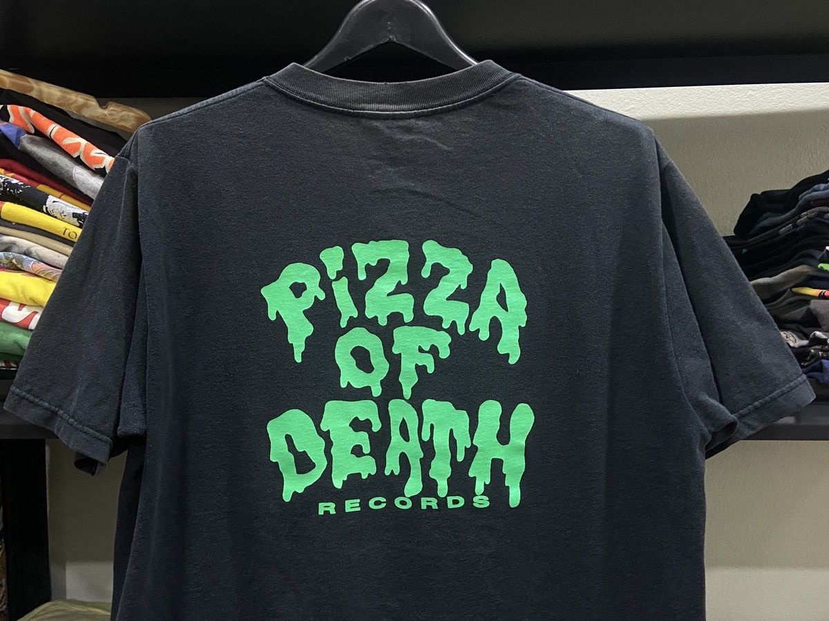Band Tees × Vintage Y2K 00s BBQ Chickens Pizza of Death punk rock tour T-Shirt Size US L / EU 52-54 / 3 - 8 Thumbnail