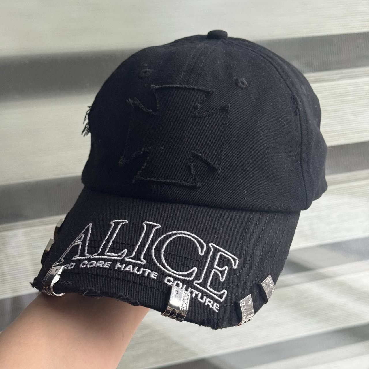 Alice Hollywood ALICE HOLLYWOOD CHOPPER LOGO CAP (BLACK) | Grailed