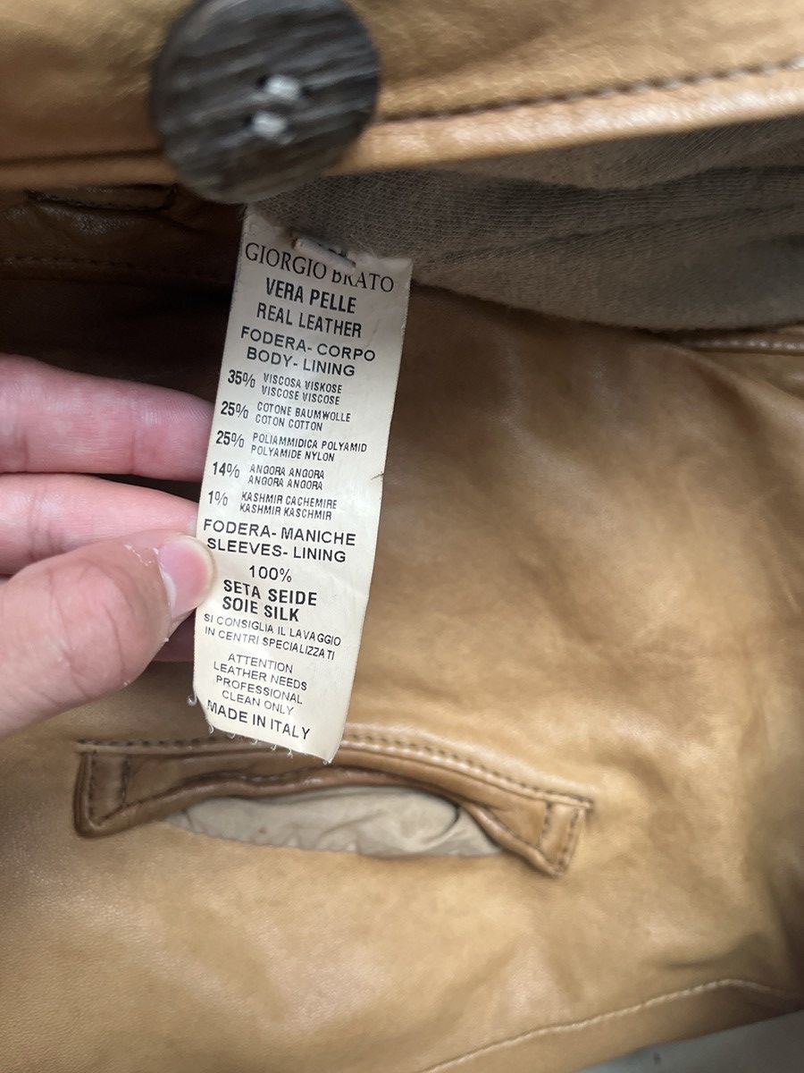Giorgio Brato Vintage Giorgio Brato Leather Jacket(Read Description) Size S / US 4 / IT 40 - 6 Thumbnail