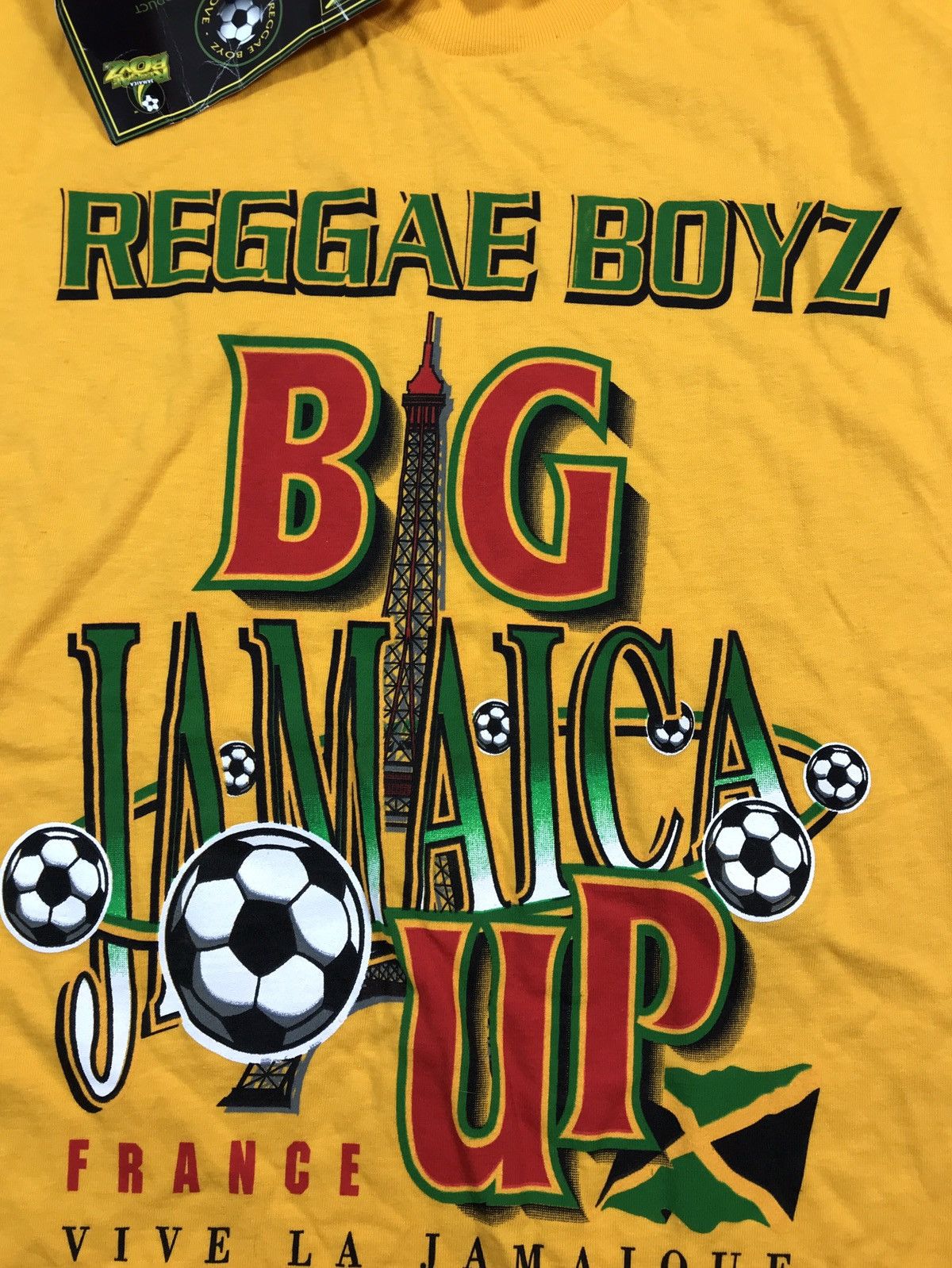 Vintage Vintage 1998 Reggae Boyz Jamaica Football World Cup France Size US M / EU 48-50 / 2 - 5 Thumbnail