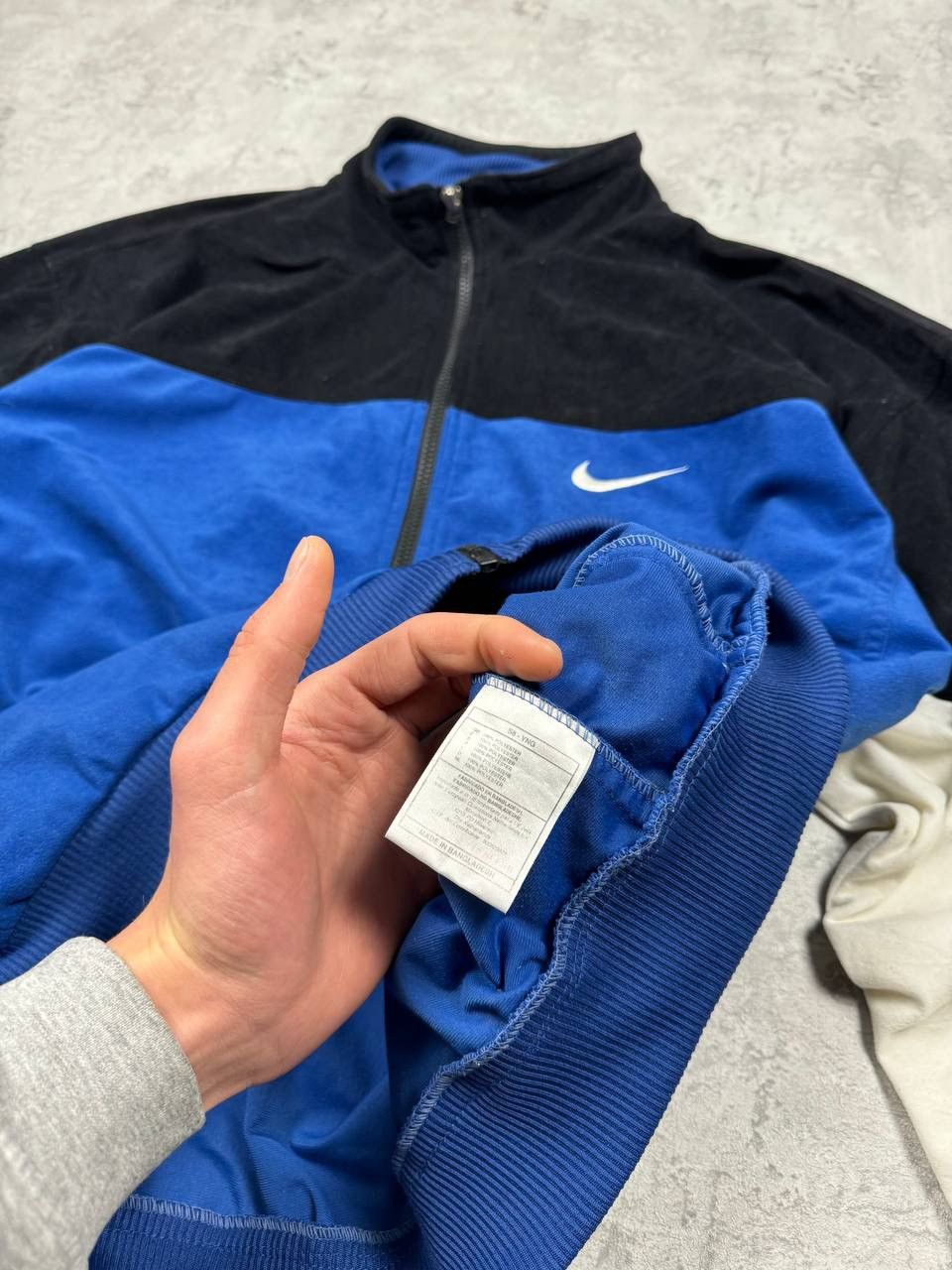 Nike Vintage Nike Velure Zip Sweatshirt Size XL Size US XL / EU 56 / 4 - 13 Thumbnail