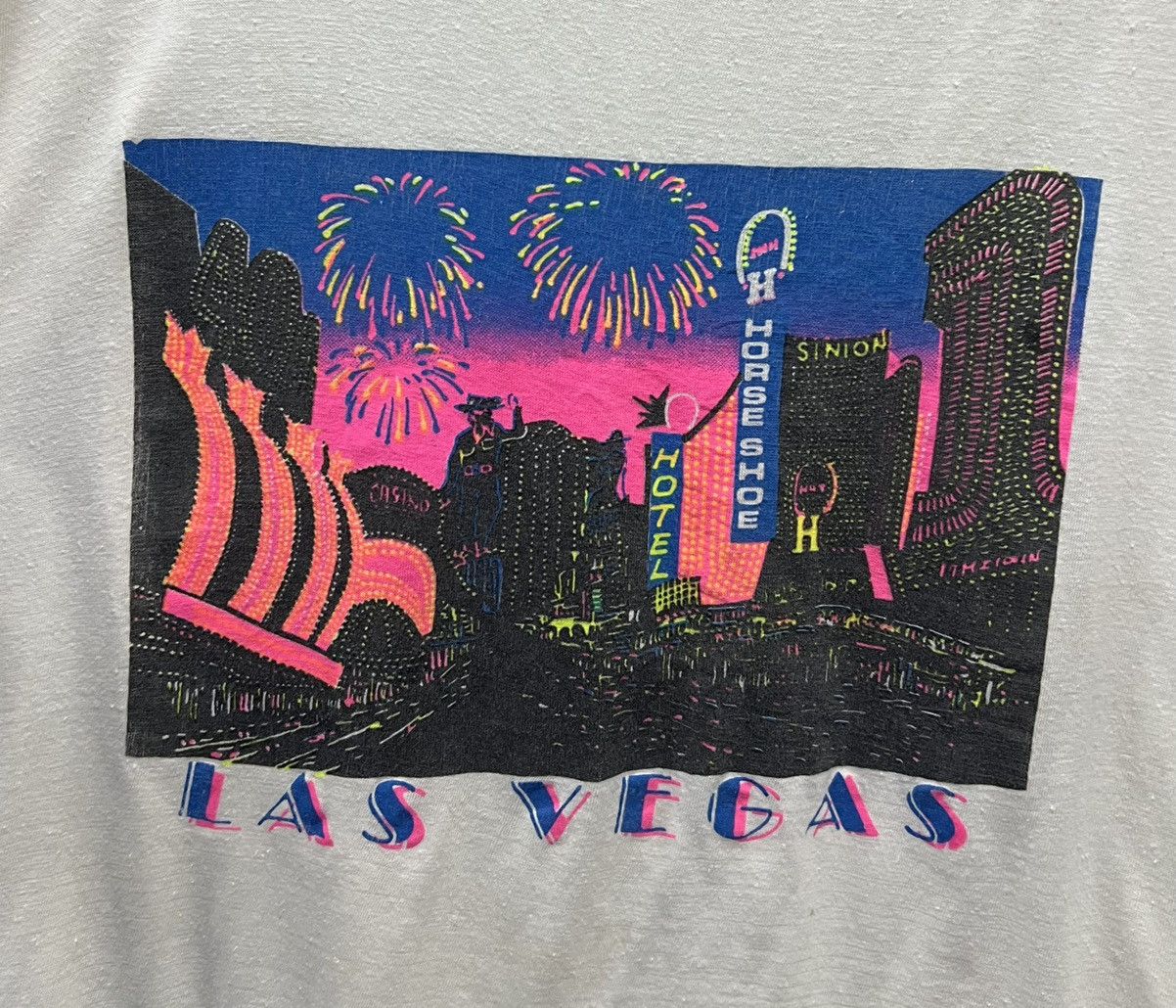 Vintage VINTAGE LAS VEGAS SHIRT Size US XL / EU 56 / 4 - 4 Thumbnail