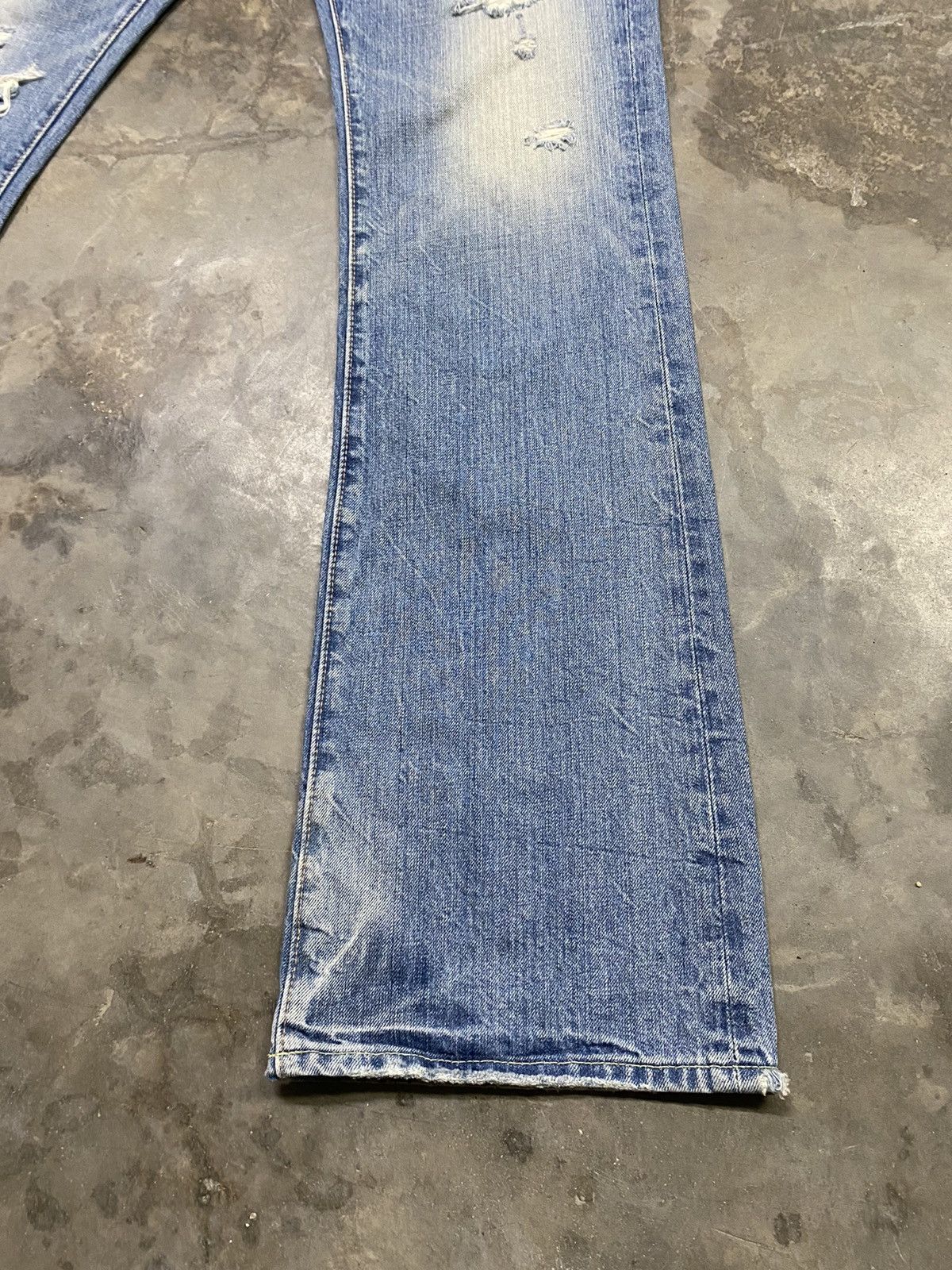 Abercrombie & Fitch Flare Jeans Abercrombie Baxter Distressed Boot Cut Size US 32 / EU 48 - 3 Thumbnail