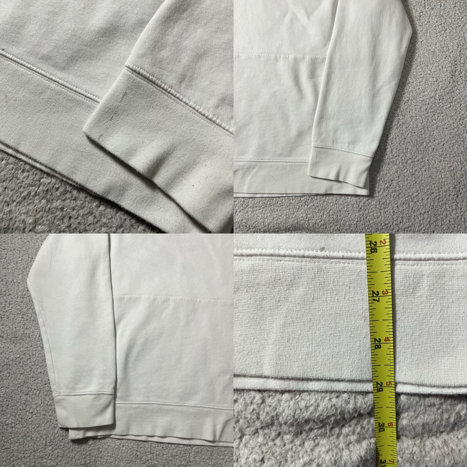 Jordan Brand Air Jordan Hoodie Mens XL White Jumpman Holiday Sweatshirt Hooded Logo Pockets Embroidered 90s Retro Sports Nike Jordan Size US XL / EU 56 / 4 - 11 Thumbnail