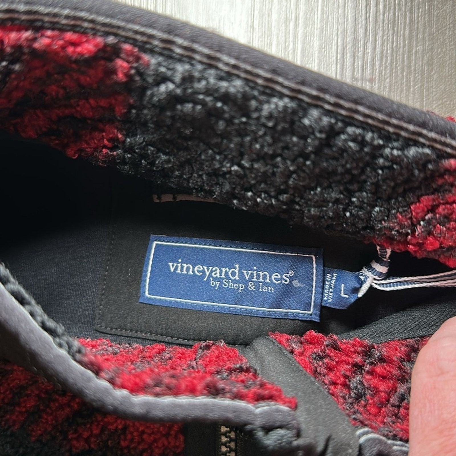 Vineyard Vines Vineyard Vines On The Go Sherpa Full Zip Jacket - Large Size US L / EU 52-54 / 3 - 7 Thumbnail