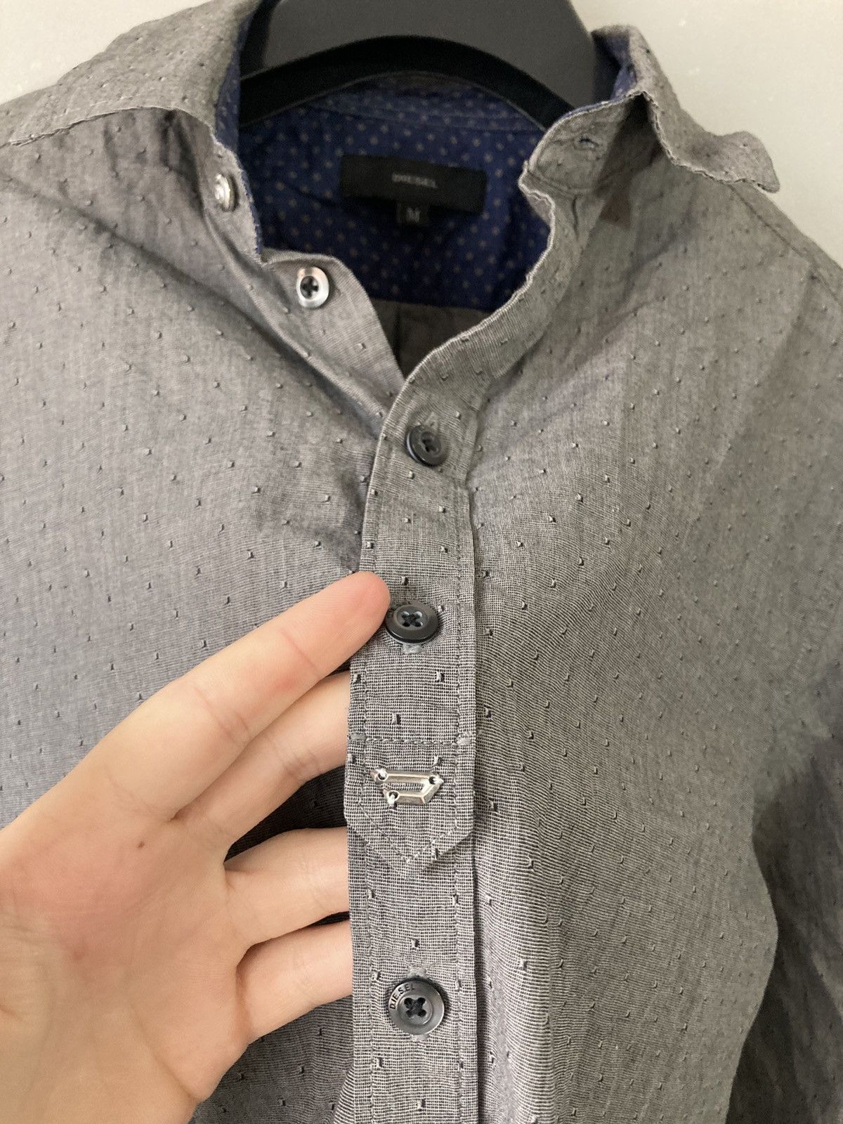 Diesel × Vintage Diesel button ups monogram shirt M y2k luxury Size US M / EU 48-50 / 2 - 5 Thumbnail
