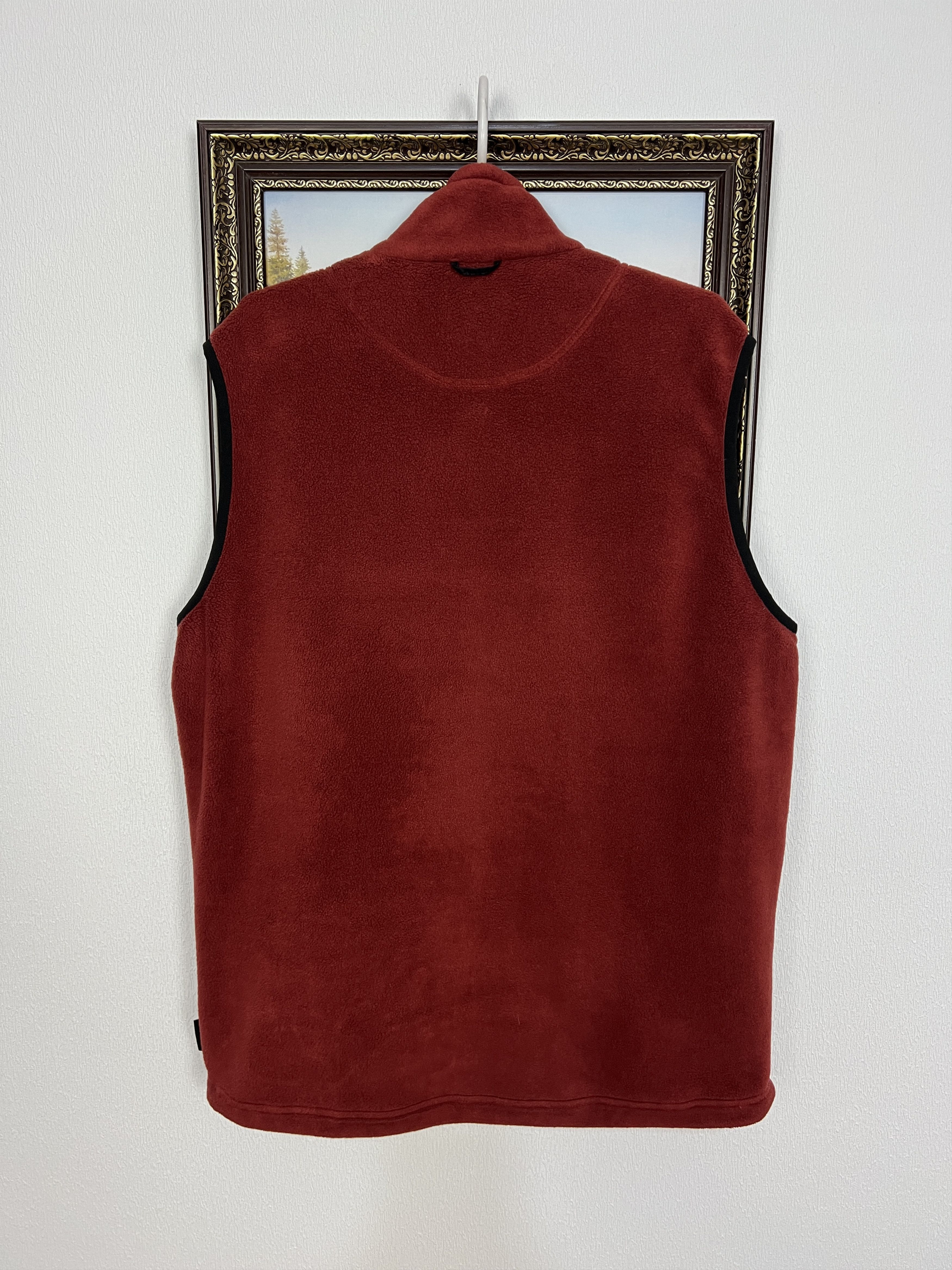 Jack Wolfskin Vintage Fleece Vest Gilet Red Jacket Track Top Hiking Rare Size US XL / EU 56 / 4 - 9 Thumbnail