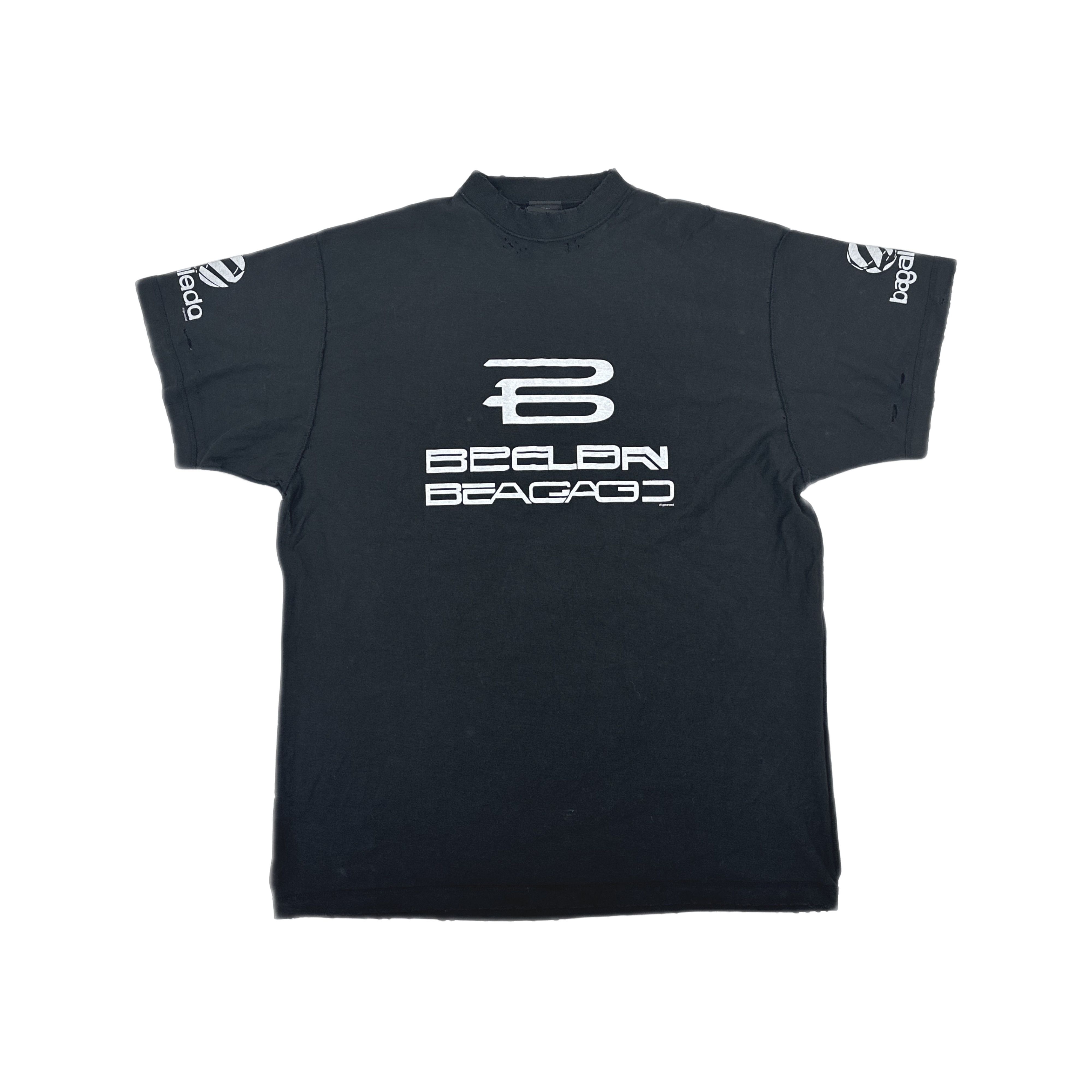 Balenciaga Balenciaga Logo Print Cotton T-Shirt Size 2 Size US M / EU 48-50 / 2 - 1 Thumbnail