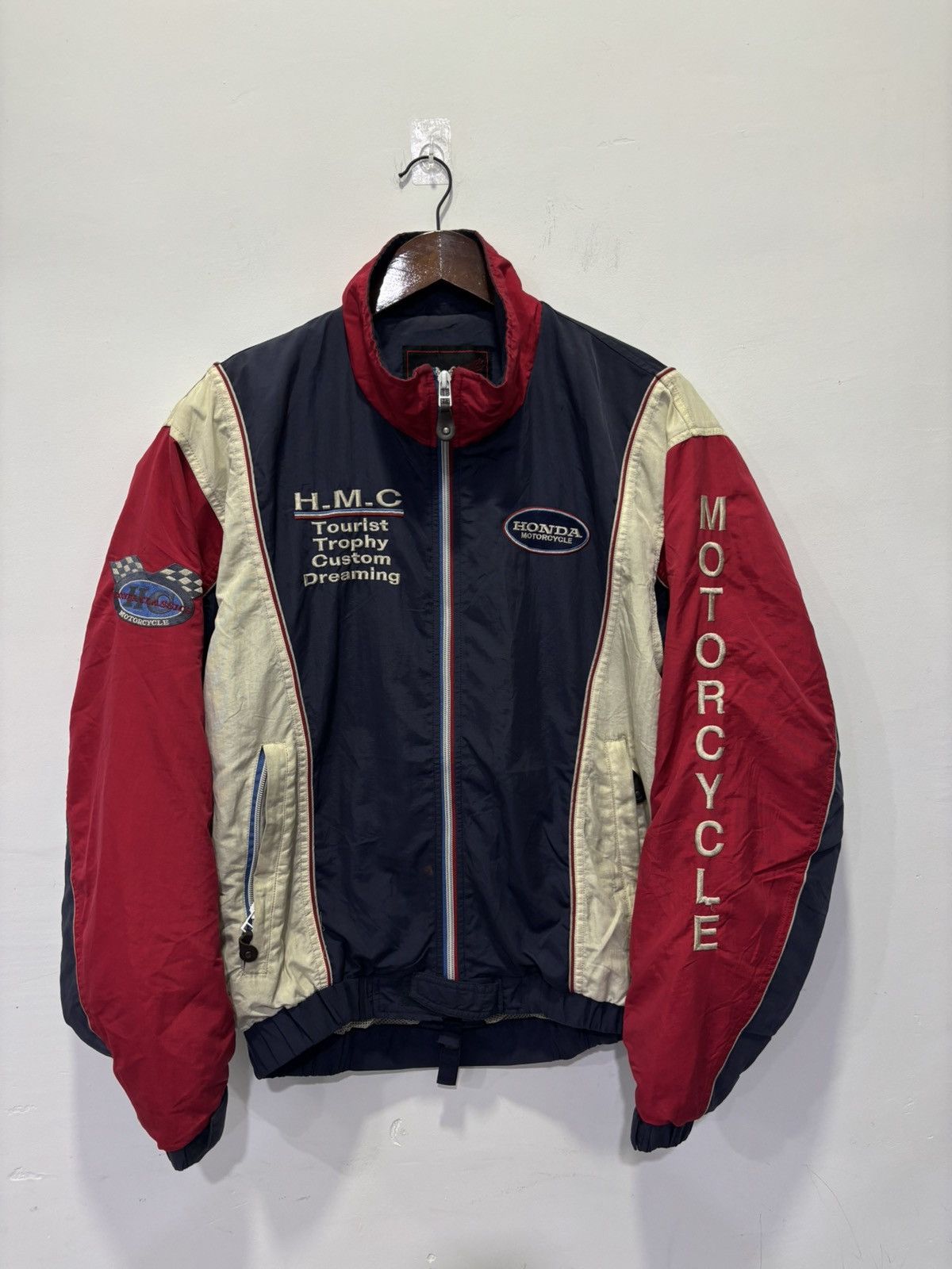 Vintage Honda Motorcycle Racing Jacket