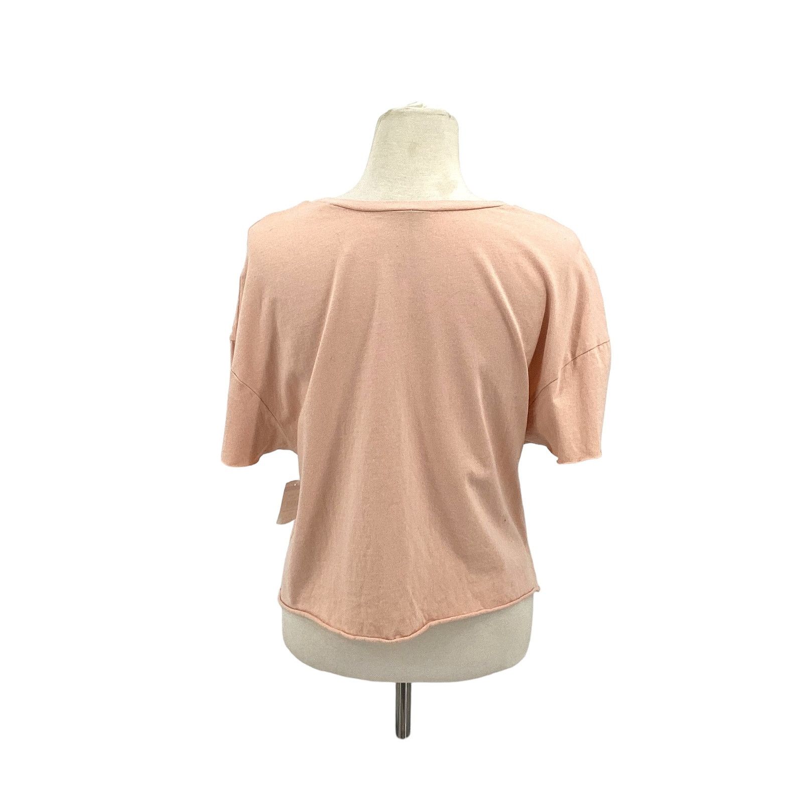 Other Honeydew Pink Off The Grid Knit Tie TShirt Medium NWOT $38 Size M / US 6-8 / IT 42-44 - 7 Thumbnail