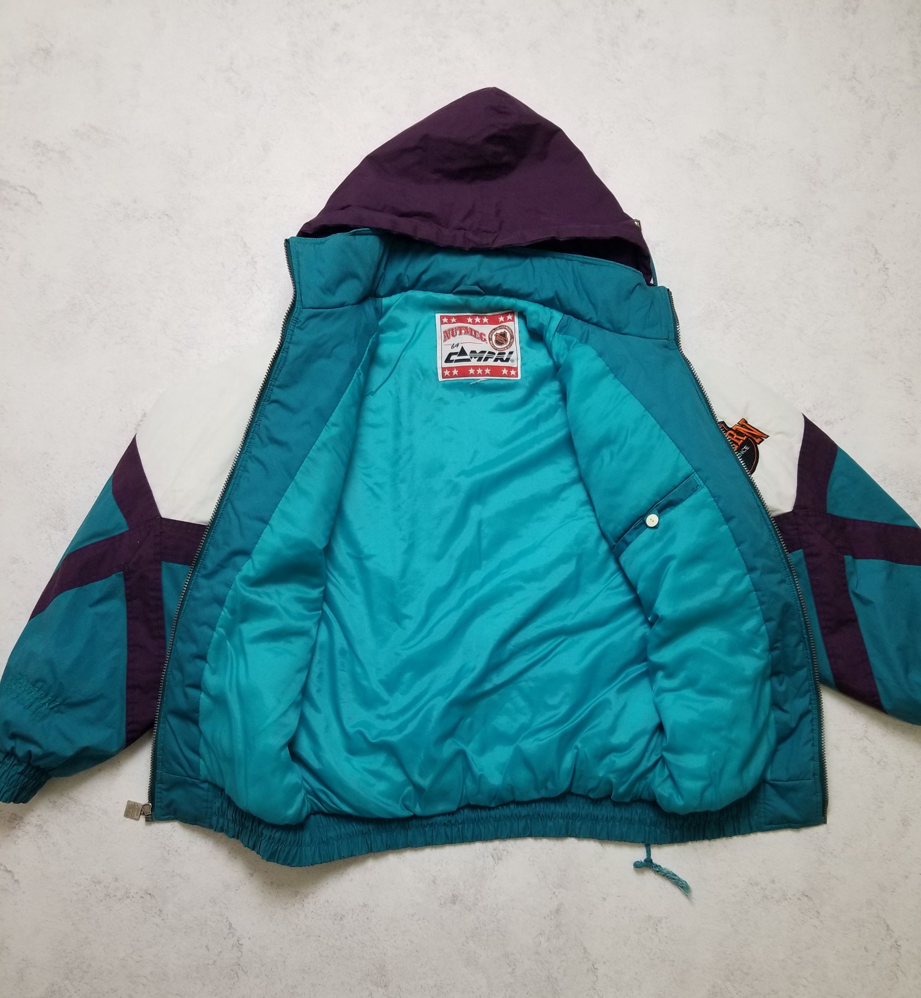 Vintage Anaheim Mighty Ducks NHL Nutmeg by Campri Jacket