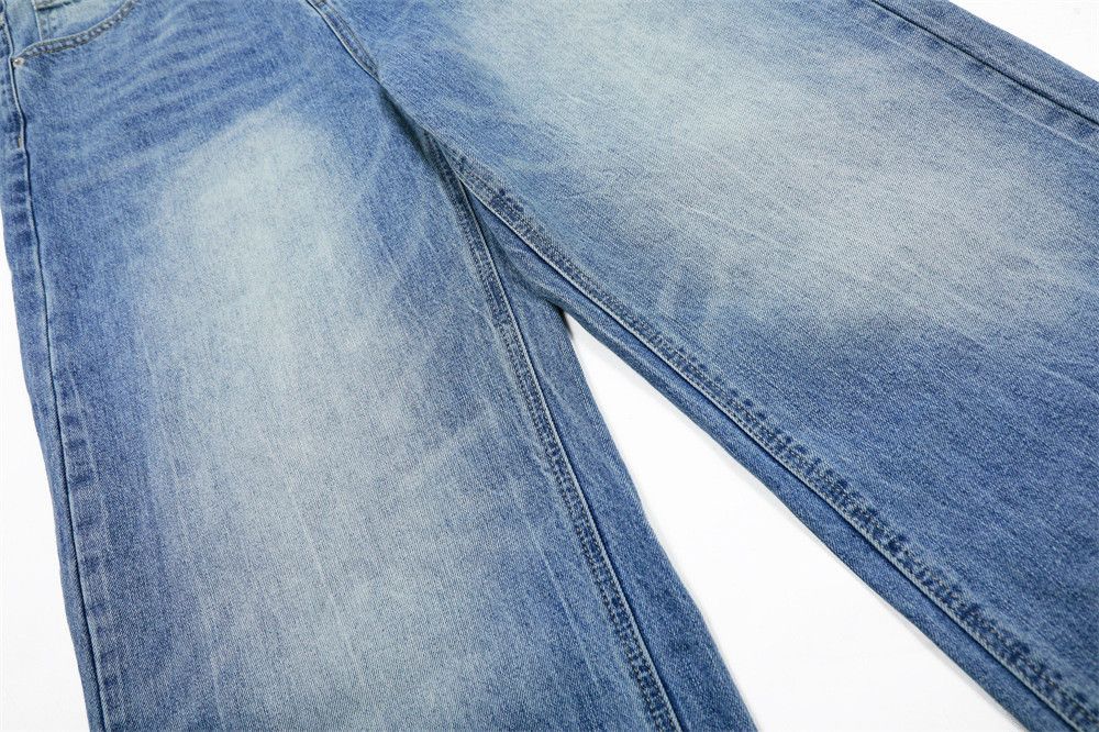 Japanese Brand × Vintage Men's loose punk distressed gradient washed jeans Size US 32 / EU 48 - 6 Thumbnail