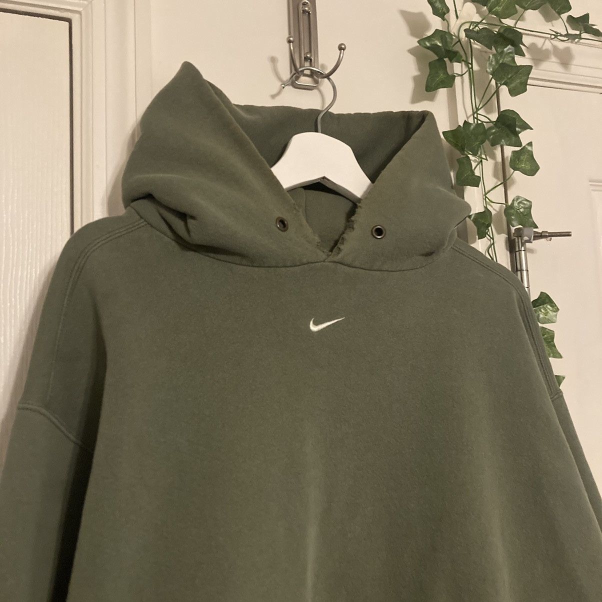Nike Vintage 90s Made in USA Center Swoosh Hoodie Size US XXL / EU 58 / 5 - 3 Thumbnail