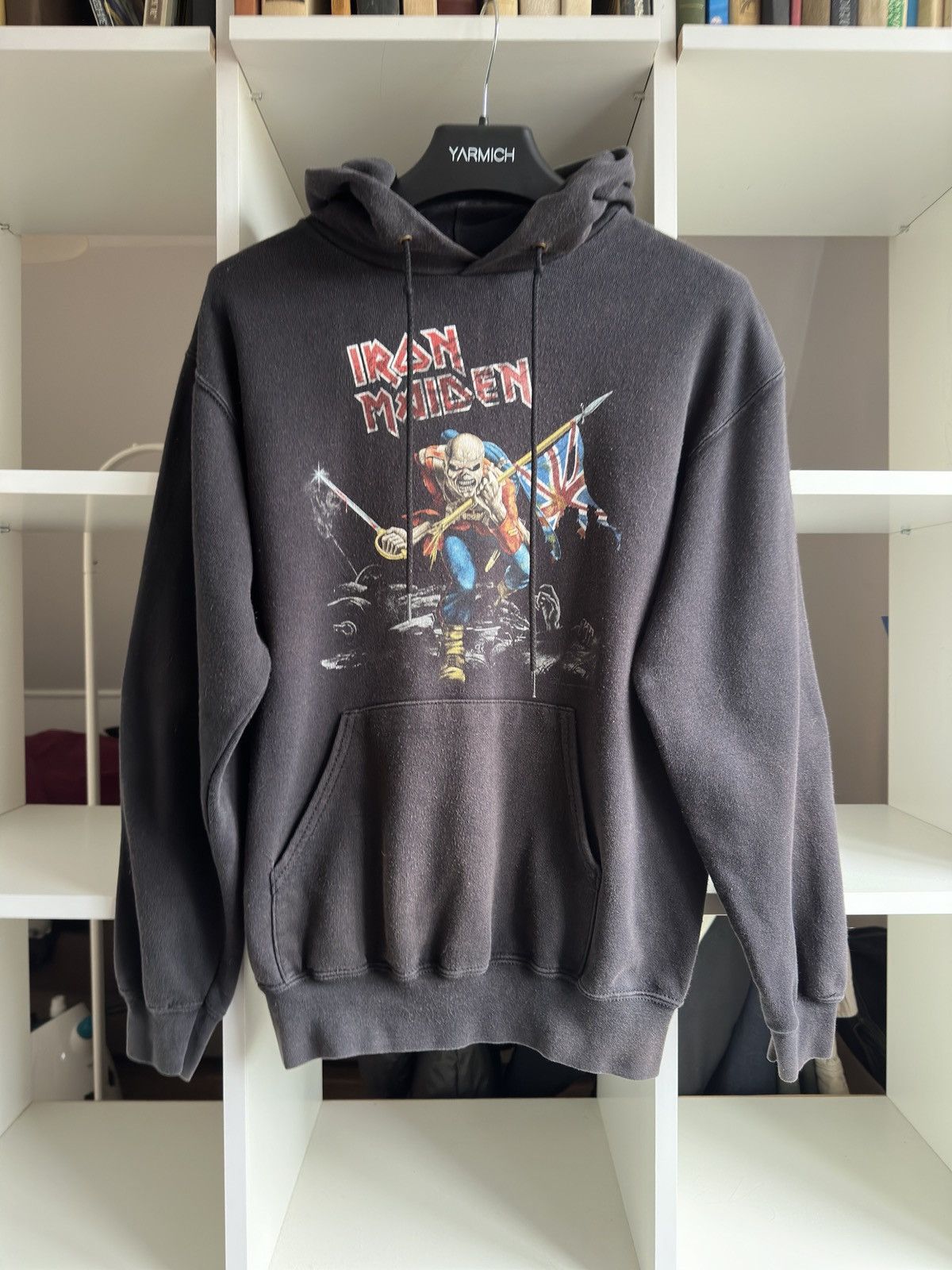 Band Tees Vintage 2000s Iron Maiden Band Washed Hoodie Size US M / EU 48-50 / 2 - 1 Thumbnail