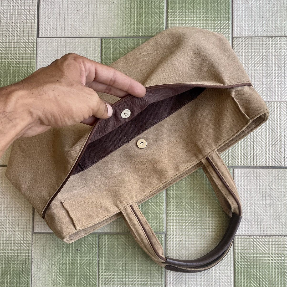 Designer × agnes b. 🔥 RARE AGNES B KHAKI CANVAS TOTE BAG Size ONE SIZE - 12 Thumbnail