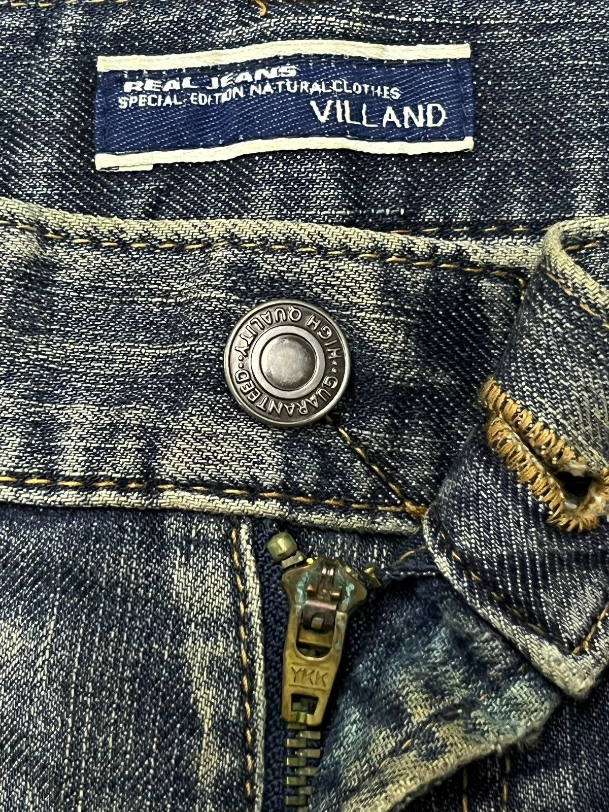 VILLAND Loose Vintage Villand Japan - Faded Mud Wash, Distressed Size US 35 - 10 Thumbnail