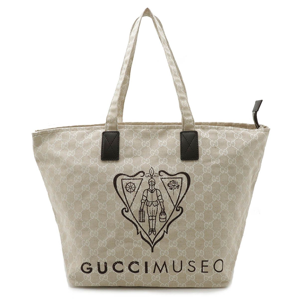 Gucci Gucci Gucci Museo GG Canvas Leather Tote Bag 283416 Canvas Tote Bag 283416 in Pristine Condition Size ONE SIZE - 1 Thumbnail