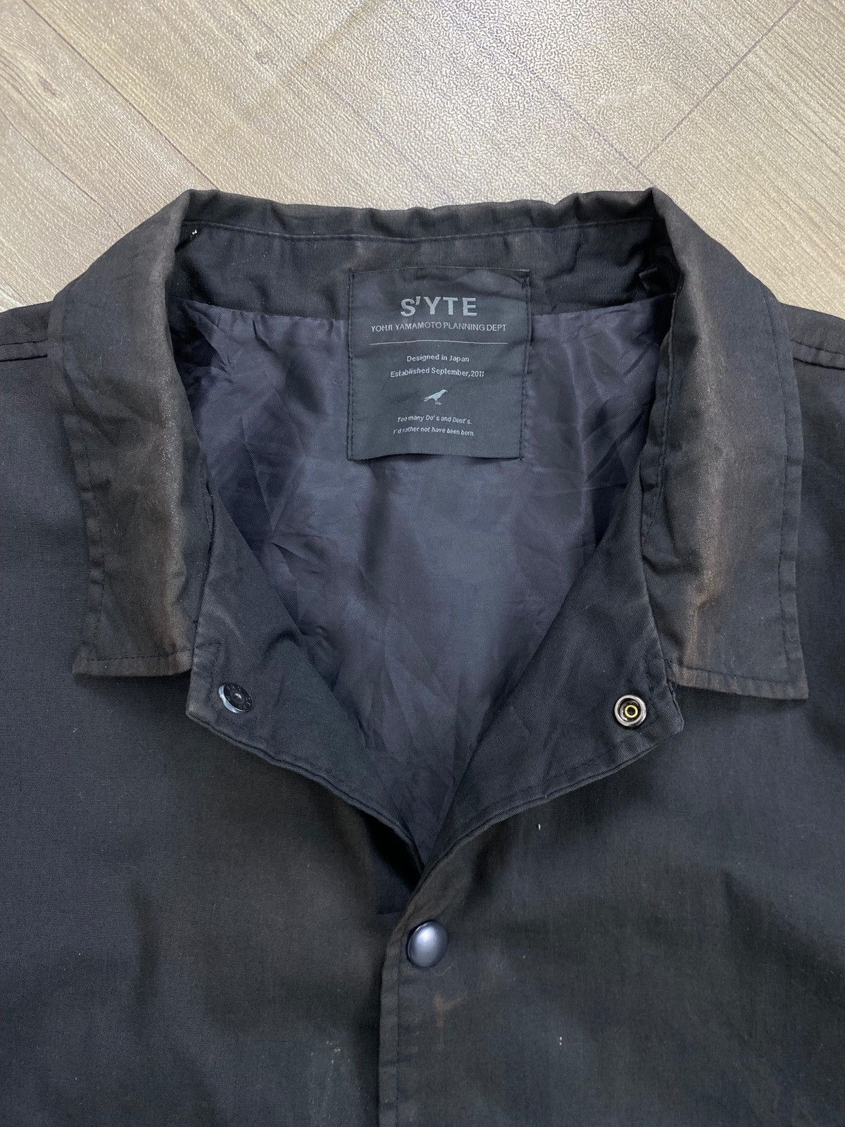 Yohji Yamamoto Vintage Yohji Yamamoto S’yte Coach Jacket Size US L / EU 52-54 / 3 - 6 Thumbnail