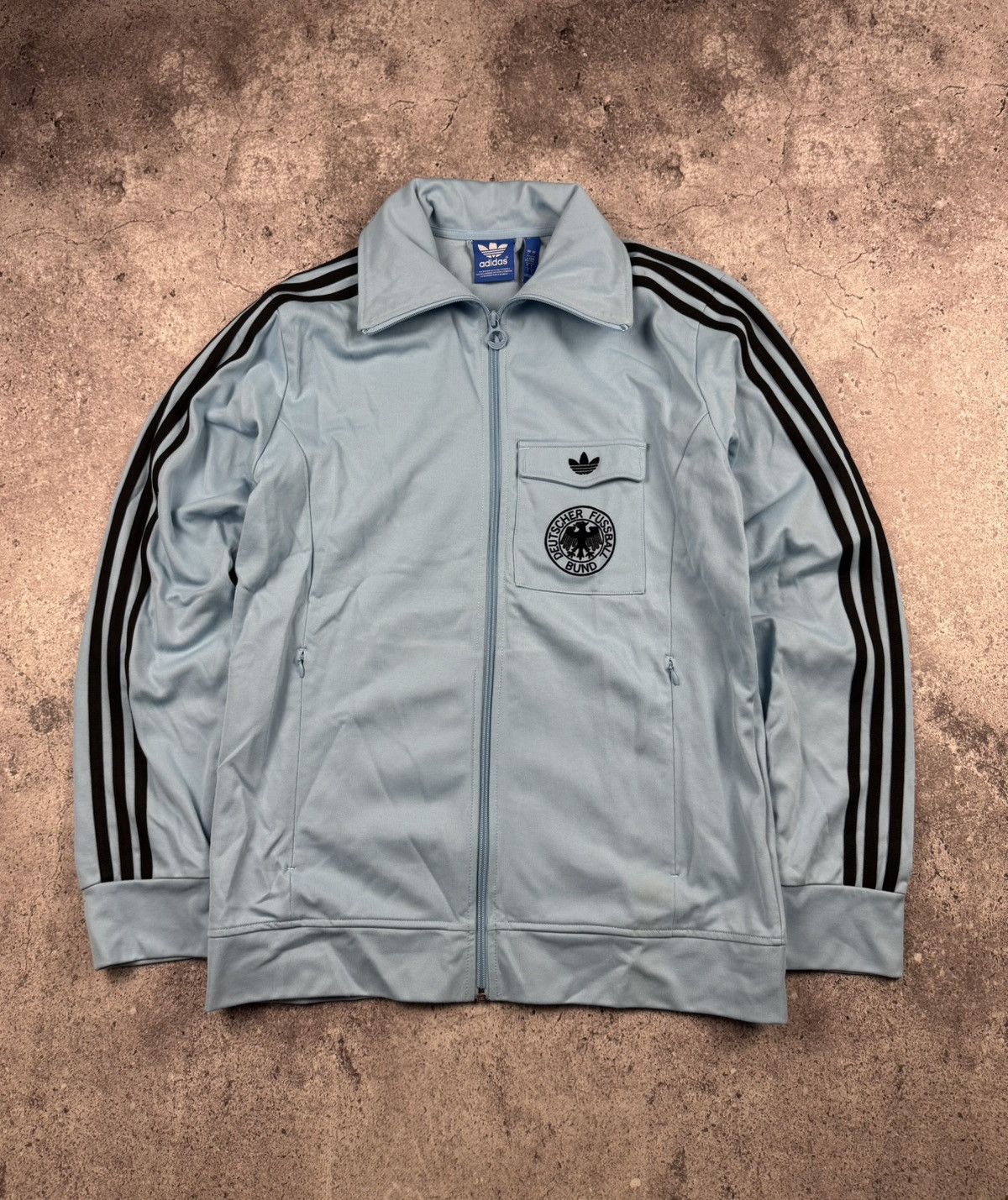 Adidas Vintage Adidas Germany 90s Training Jacket Football Retro Size US L / EU 52-54 / 3 - 1 Thumbnail