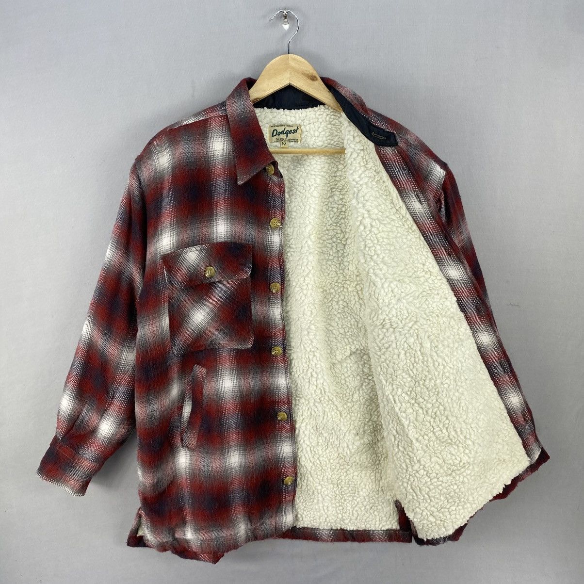 Japanese Brand Vintage Y2k Dodgest Button Up Shadow Plate Jacket Size US M / EU 48-50 / 2 - 10 Thumbnail